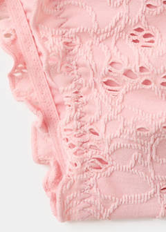 Bikini bottoms with ruffles — Pink 4