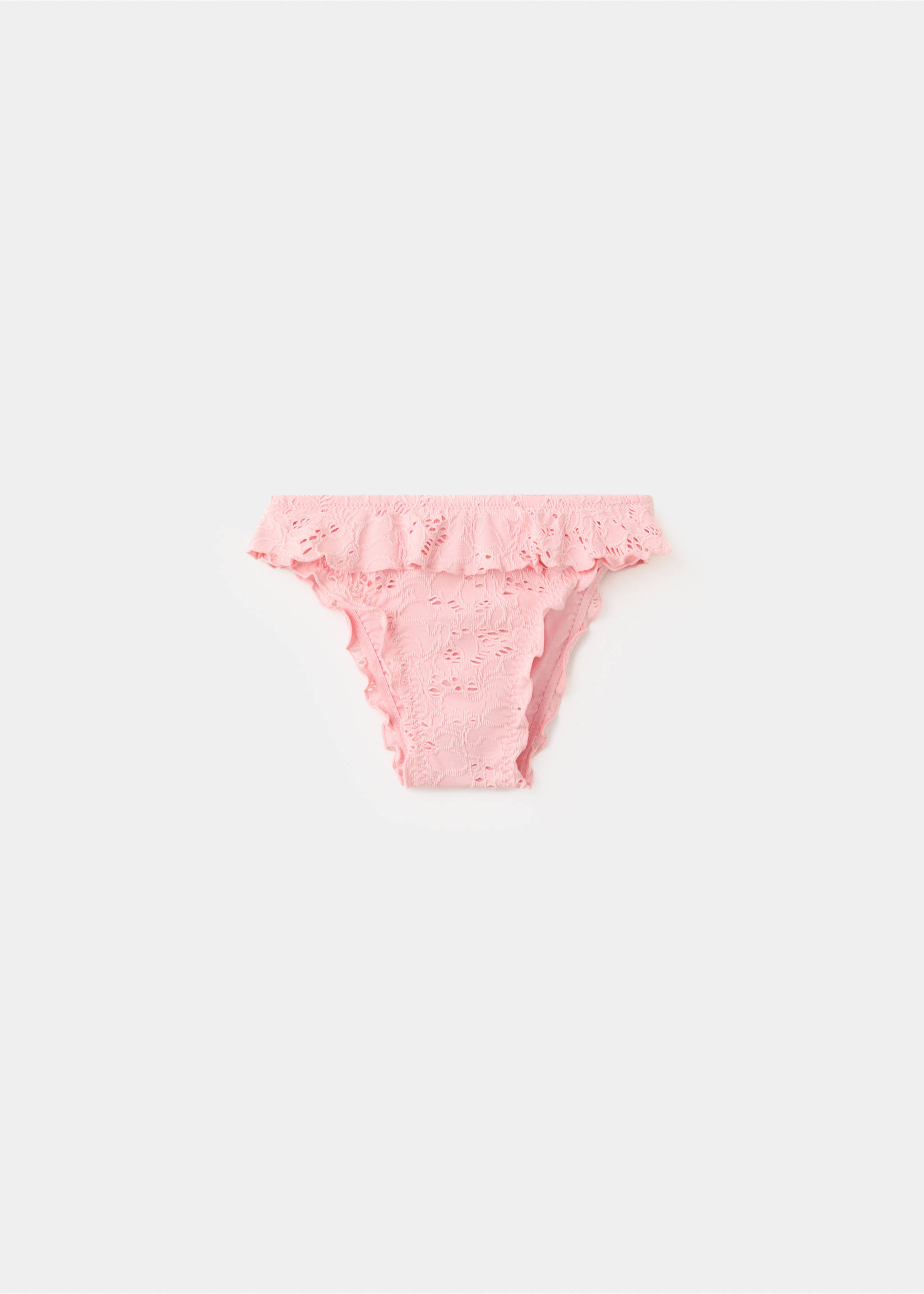 Bikini bottoms with ruffles - Article without model, Pink. Ref: 27087892-00.