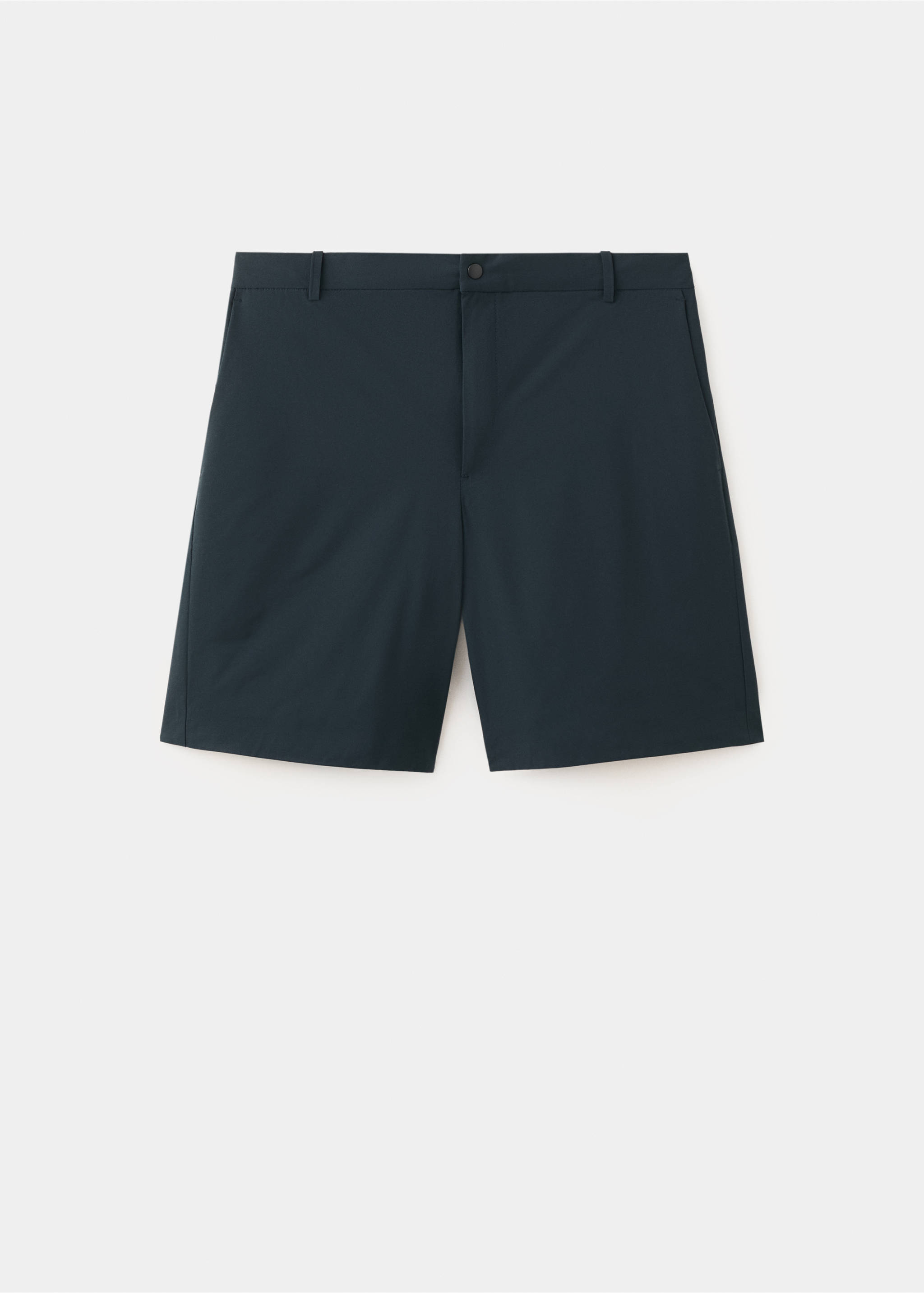 Comfort stretch water-repellent Bermuda - Article without model, Navy. Ref: 27087893-00.
