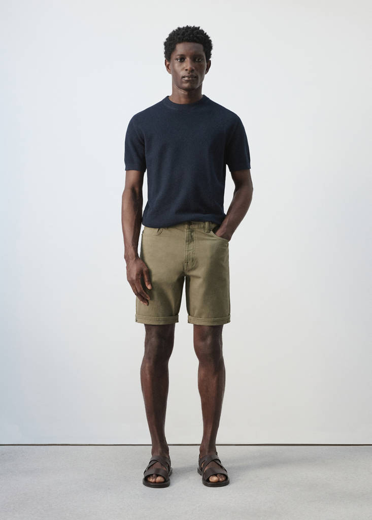 Men's denim bermuda shorts 2026 | MANGO Canada