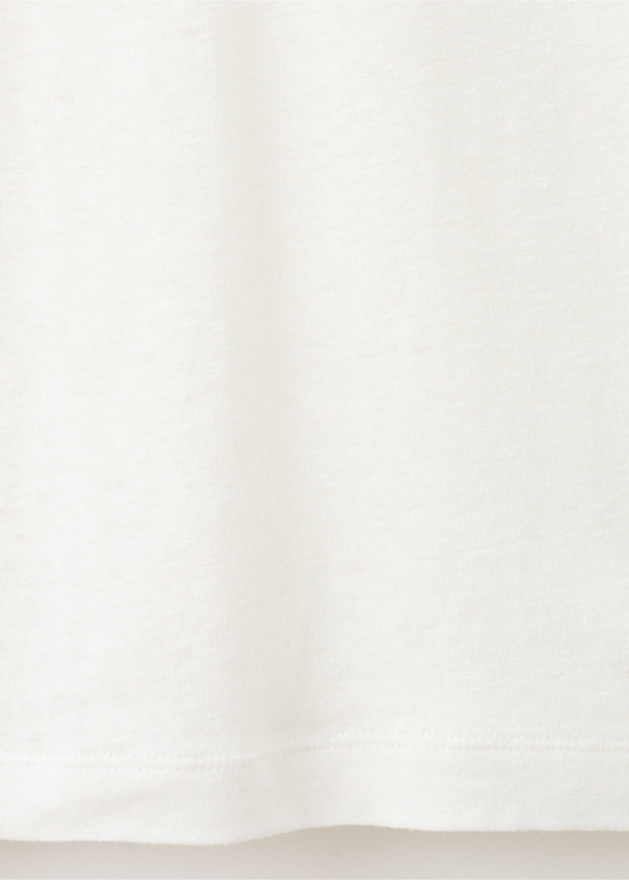 Льняная футболка slim fit - Деталь изделия 0, Белый. Ref: 27087895-00.