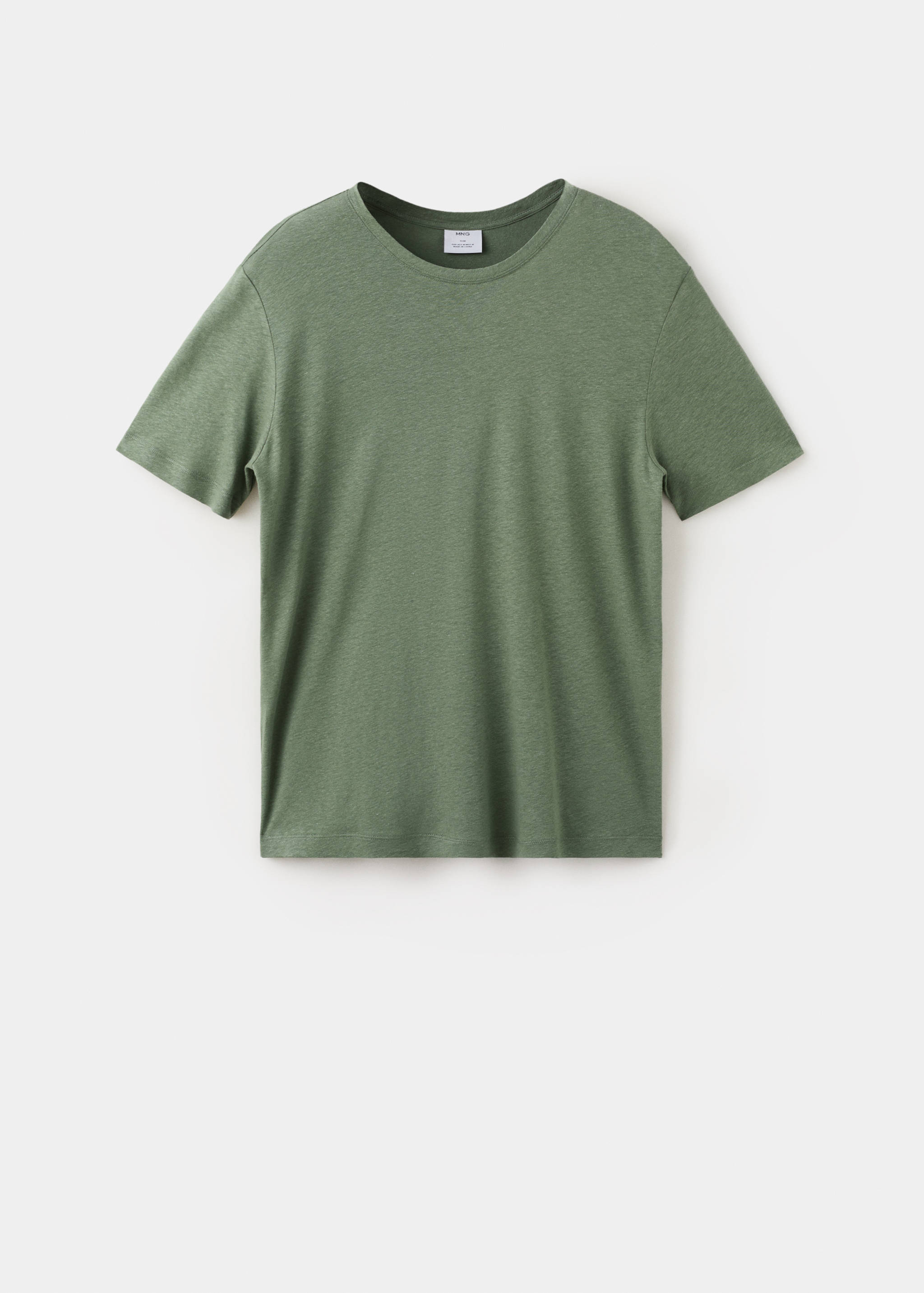 Camiseta lino slim fit - Artículo sin modelo