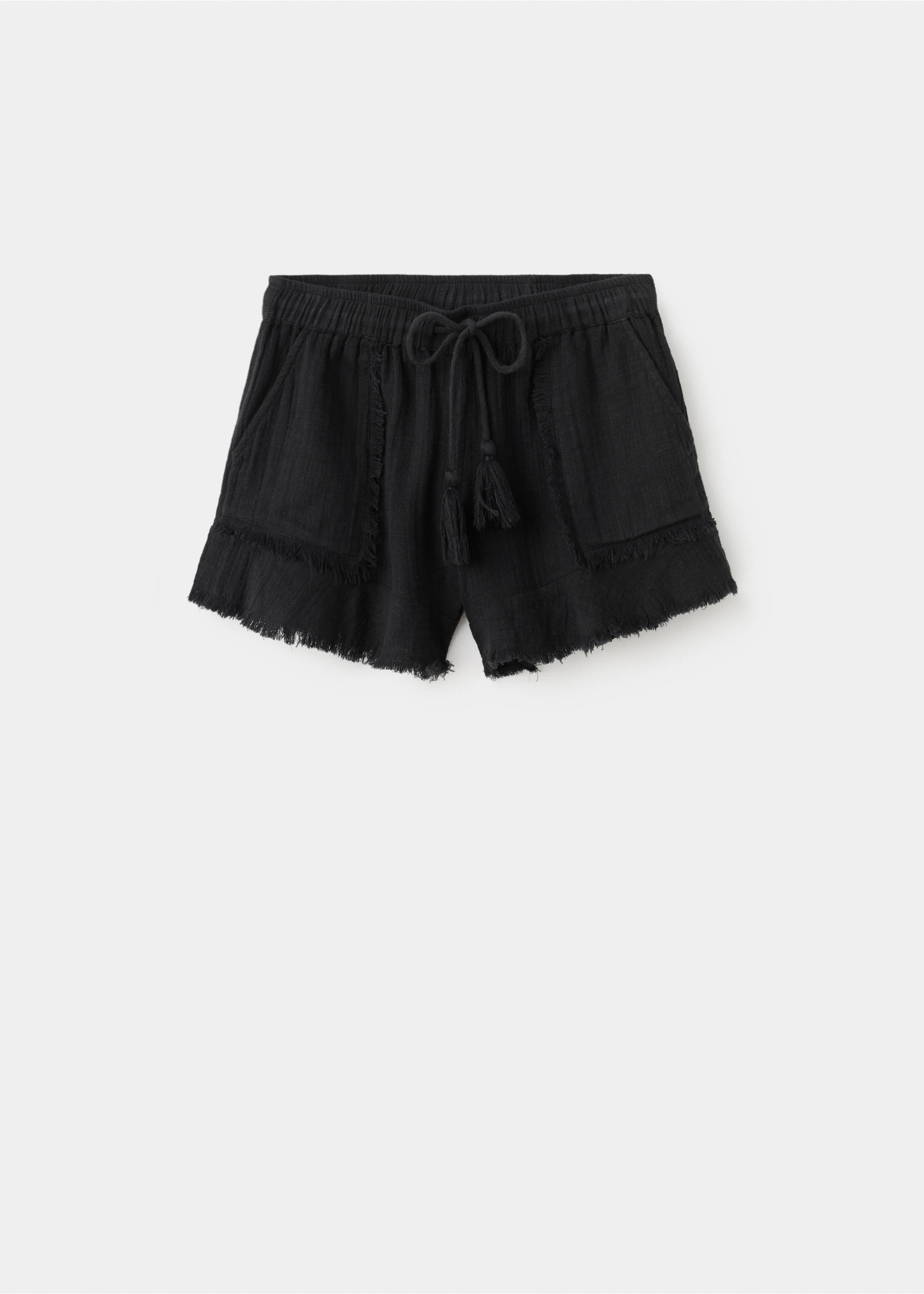 Shorts terminaciones deshilachadas - Artículo sin modelo, Negro. Ref: 27087900-00.