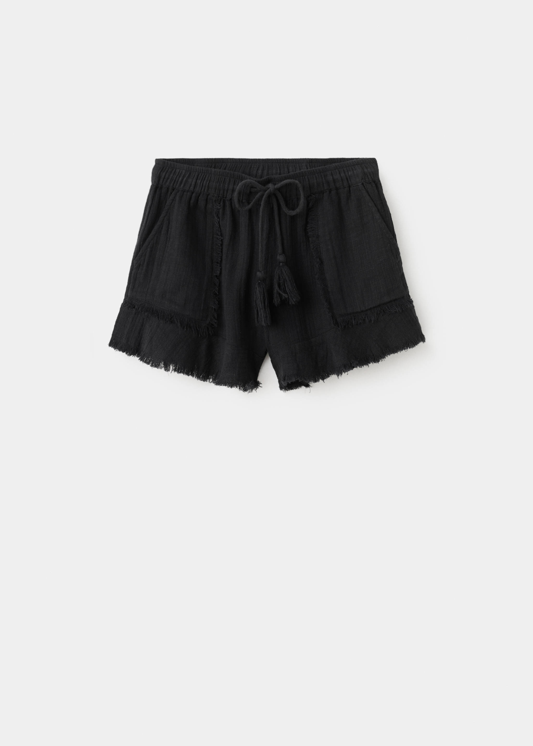 Shorts terminaciones deshilachadas - Artículo sin modelo