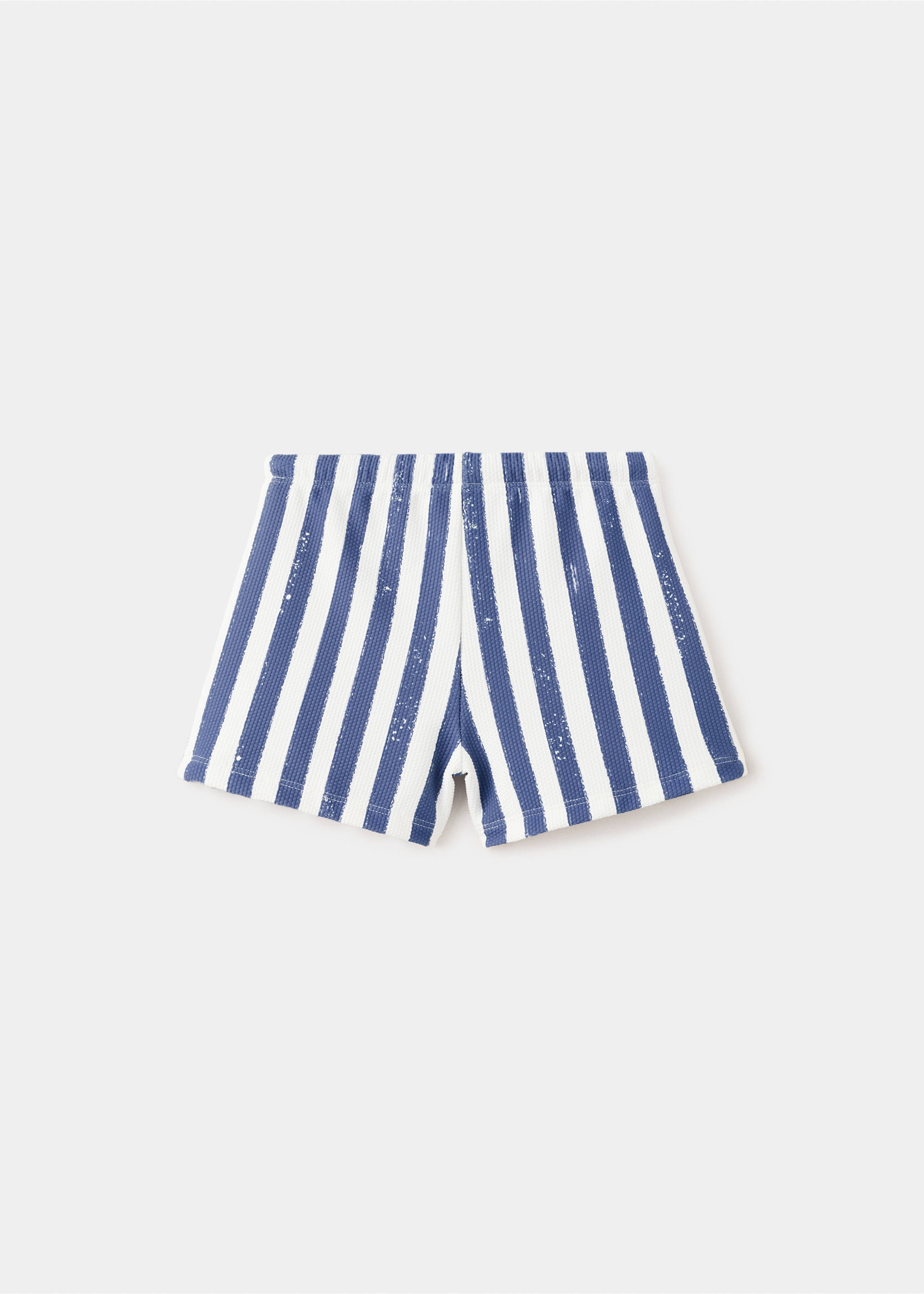 Striped boxer swimsuit - Reverse of the article, Blue. Ref: 27087902-00.