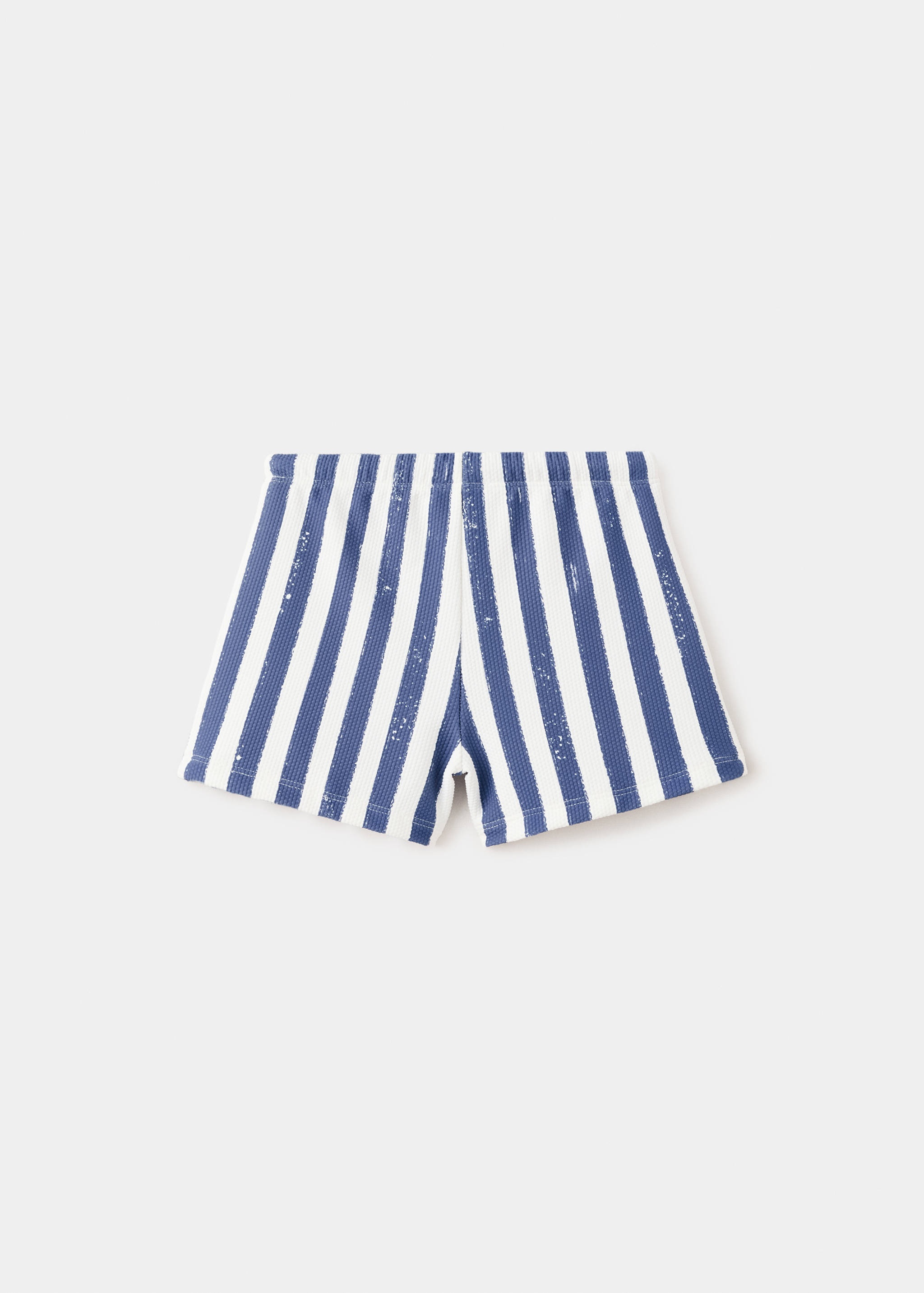 Striped boxer swimsuit - Reverse of the article