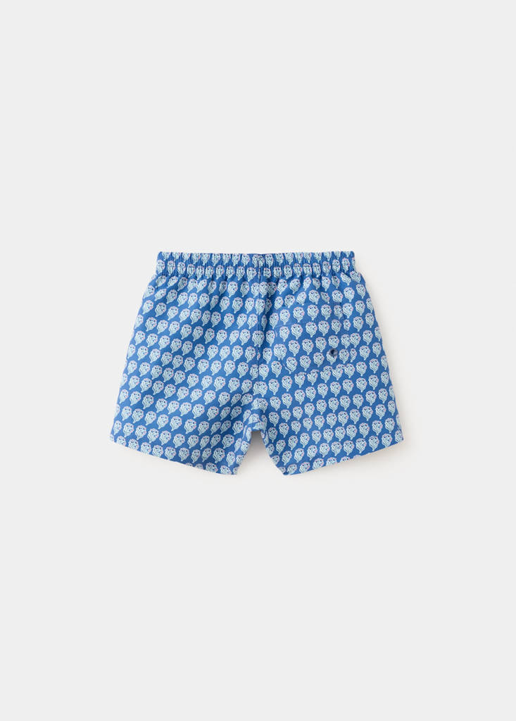 Printed swimming trunks — Navy