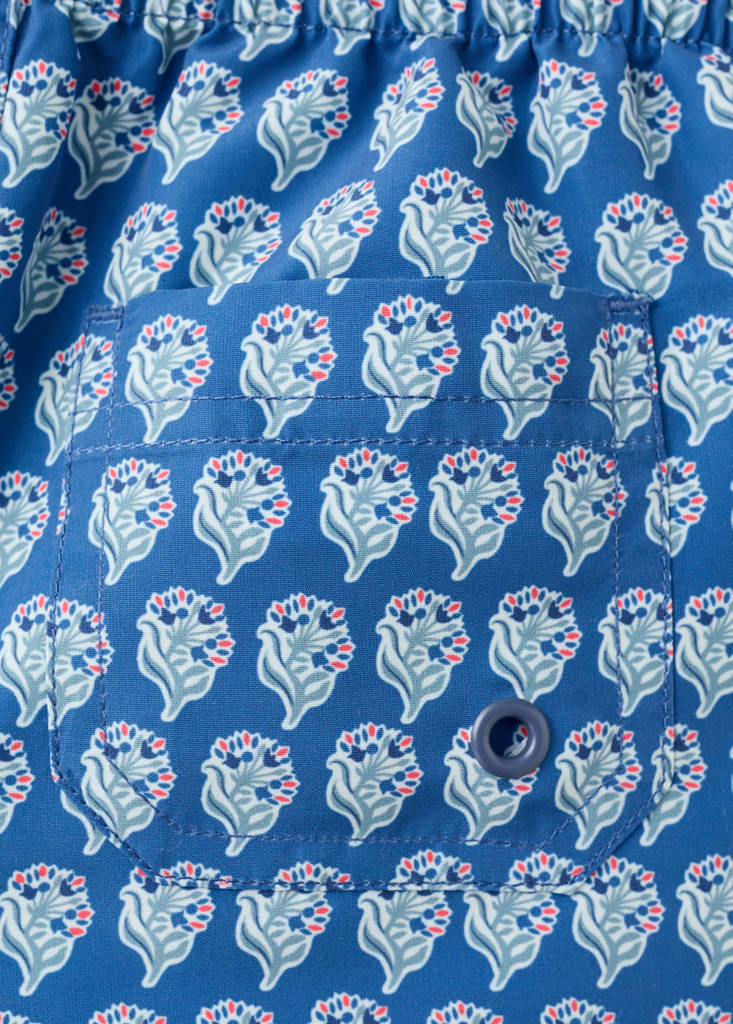 Printed swimming trunks — Navy