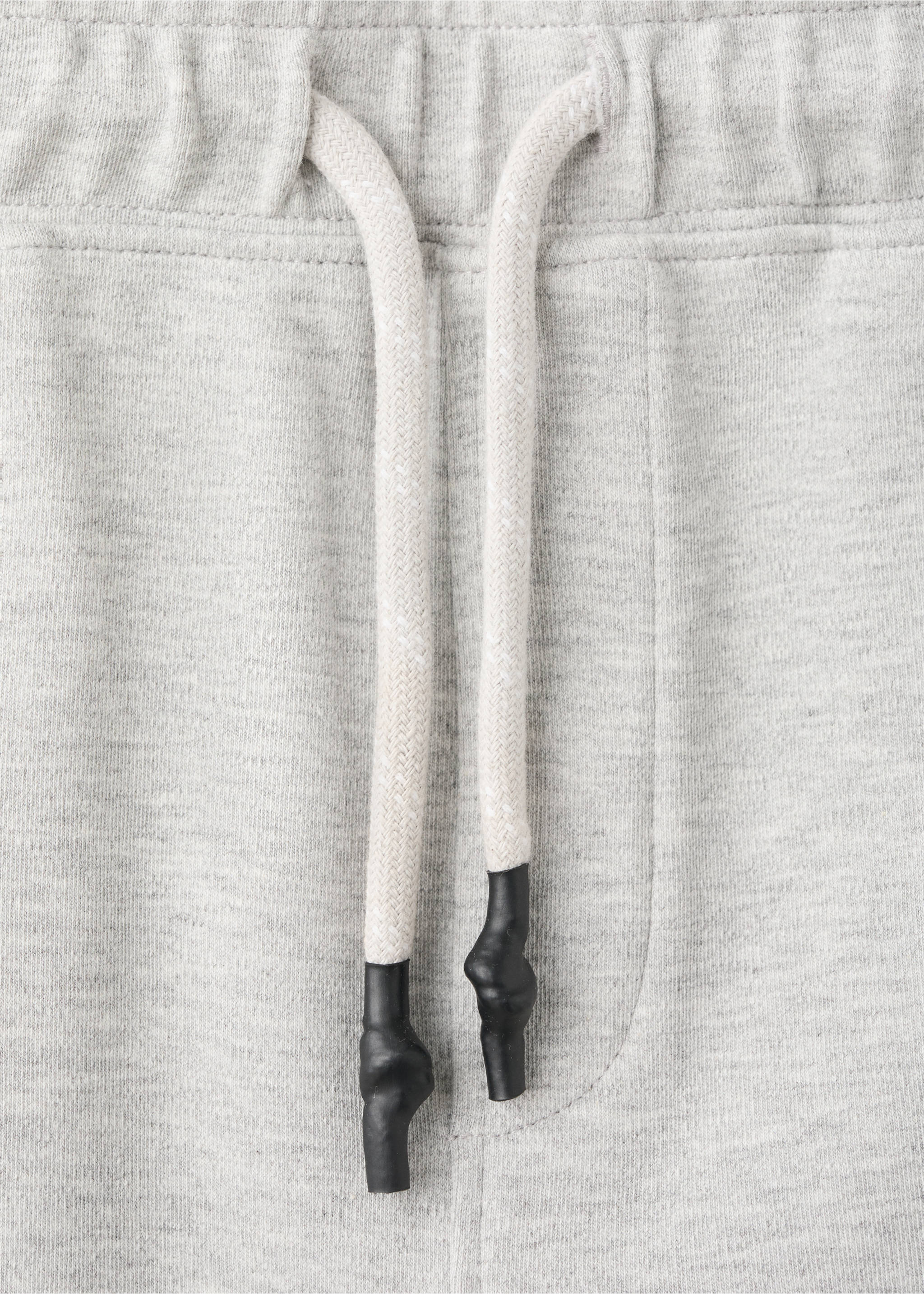 Sporty cotton Bermuda shorts - Details of the article 8, Medium Heather Grey. Ref: 27087904-00.