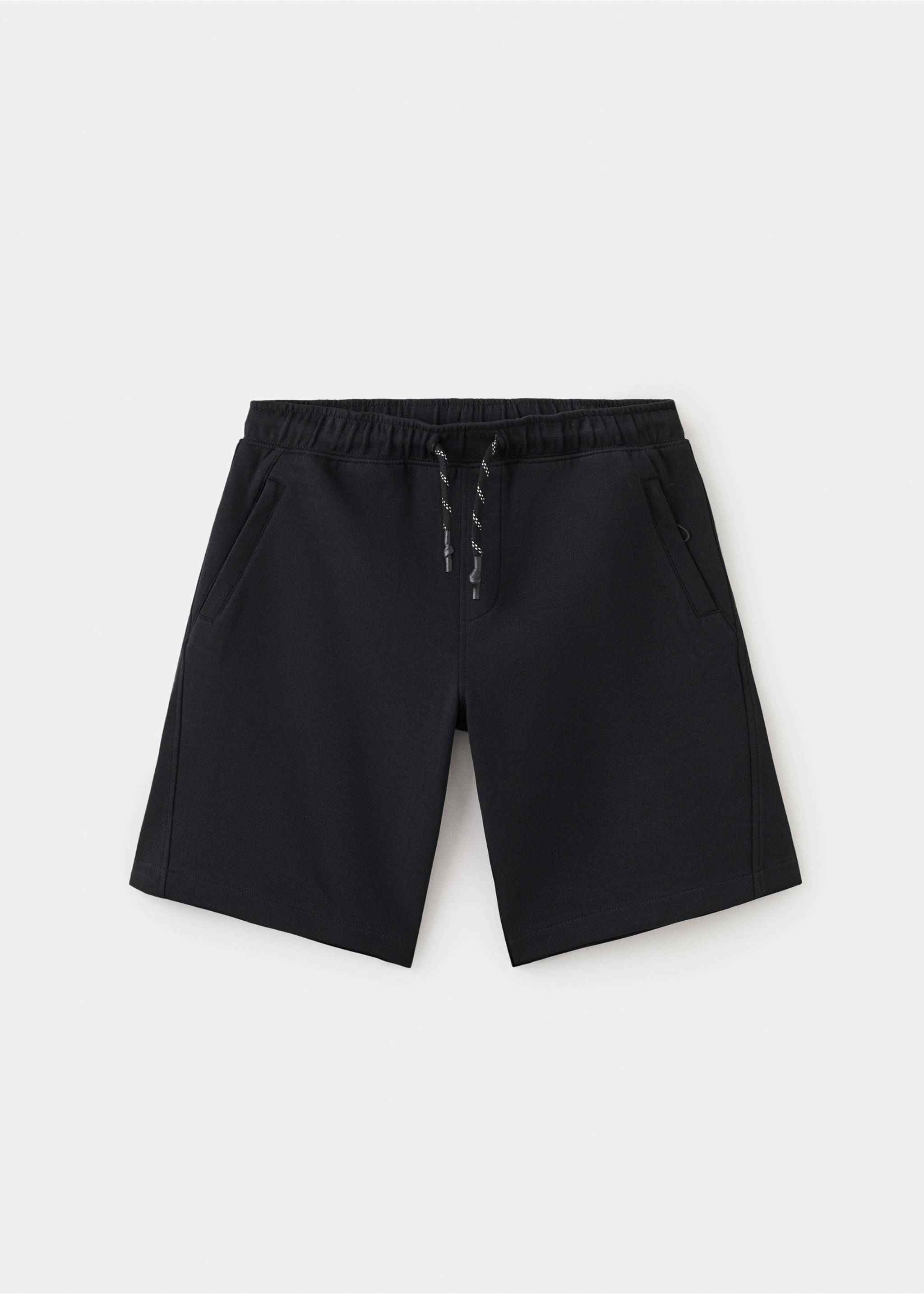 Cotton sport bermudas - Article without model, Black. Ref: 27087904-00.