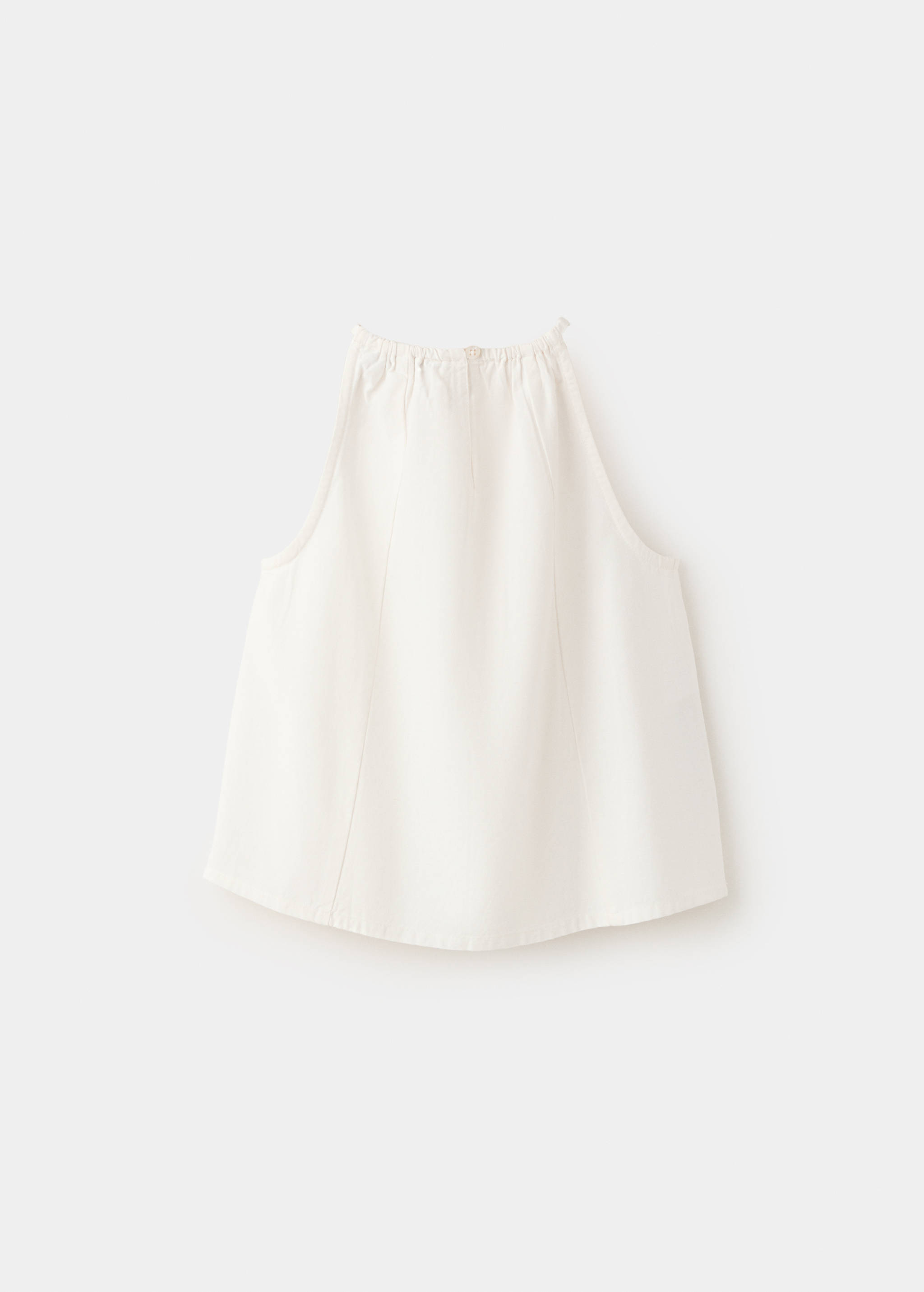 Ruched halter neck blouse - Reverse of the article