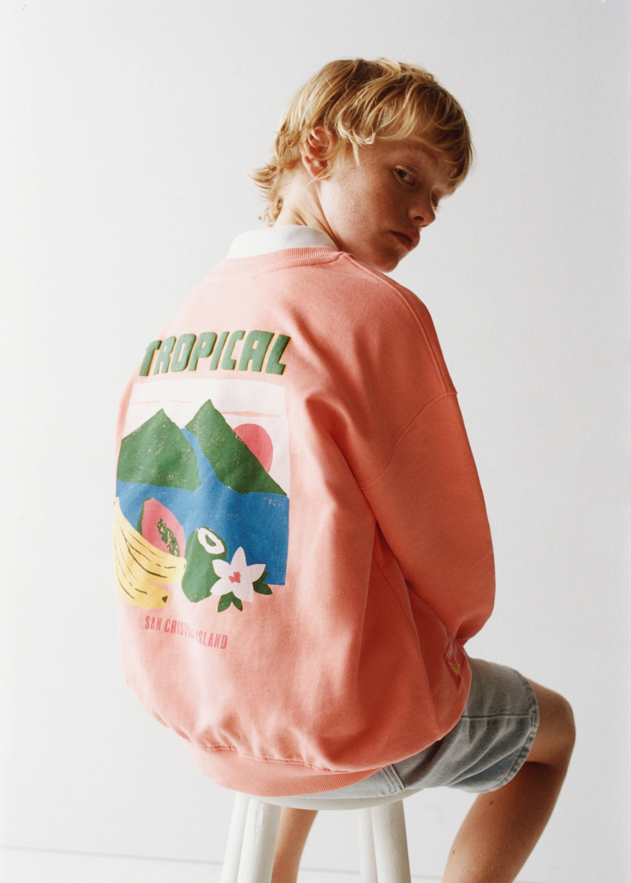 Sweat-shirt coton imprimé - Détail de l'article 5
