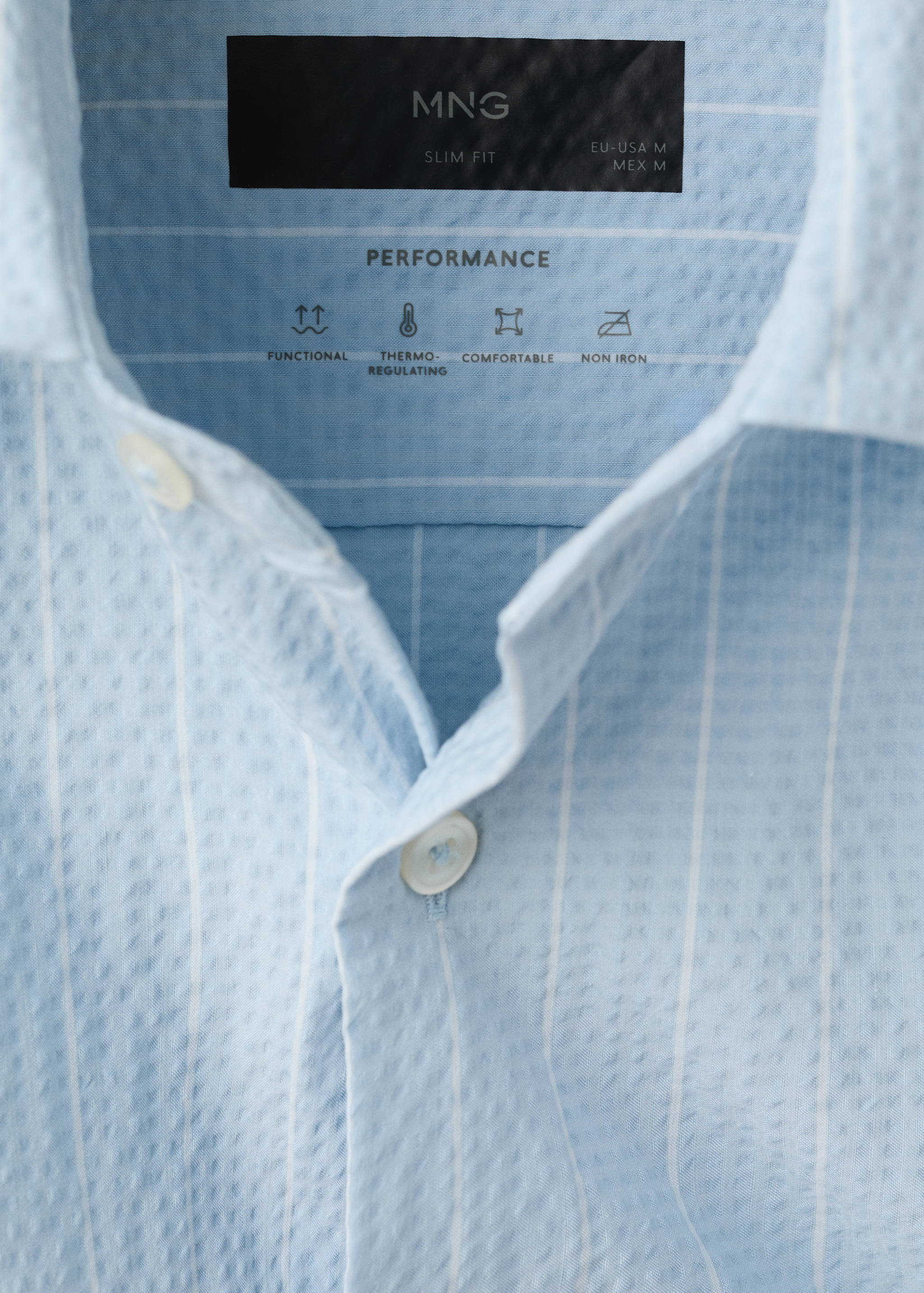 Camisa ratlla diplomàtica efecte arrugat - Detall de l'article 8