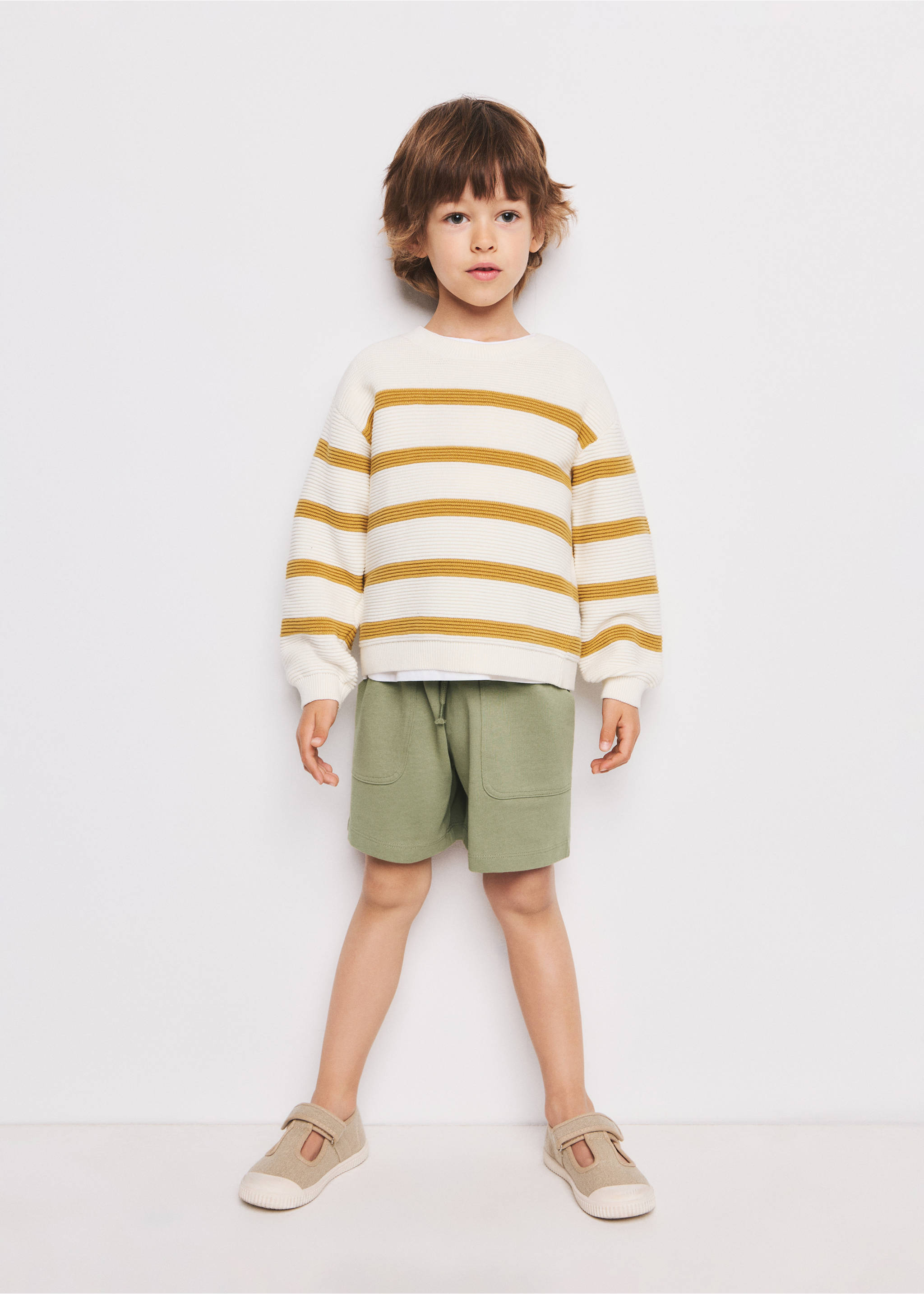 Sport Bermuda shorts - General plane, Khaki. Ref: 27087911-00.