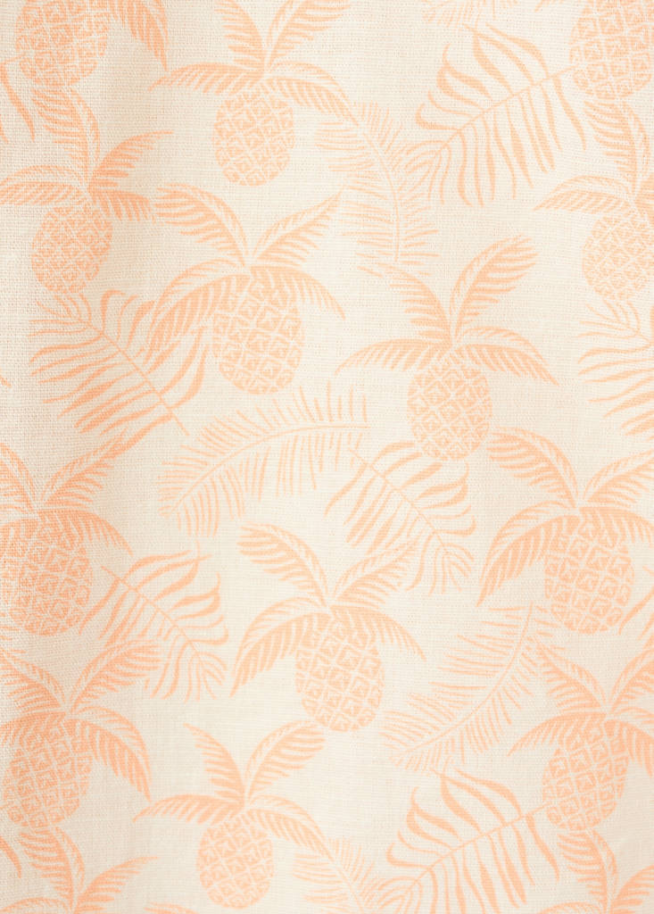 Palm print shirt — Pastel Orange
