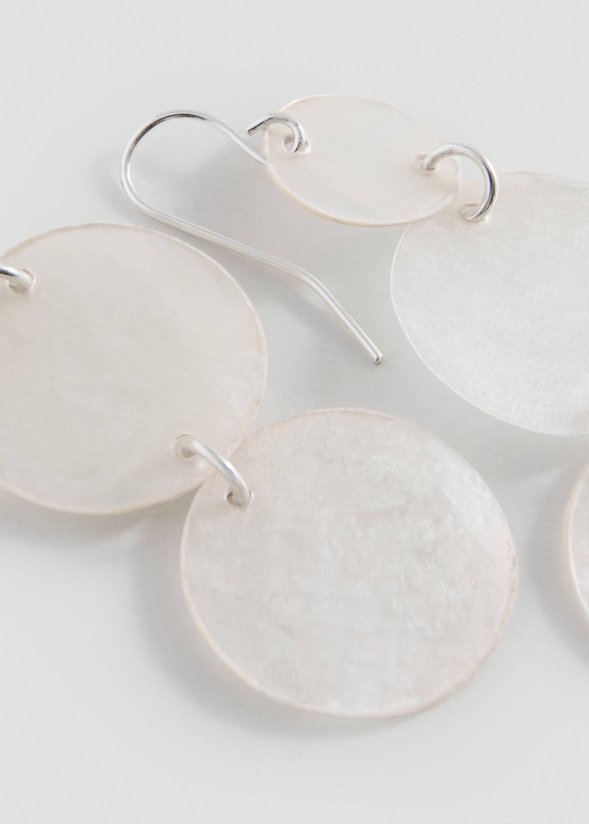 Long beaded earrings - Medium plane