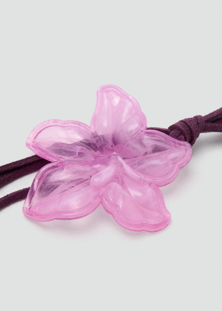 Flower keychain — Pink