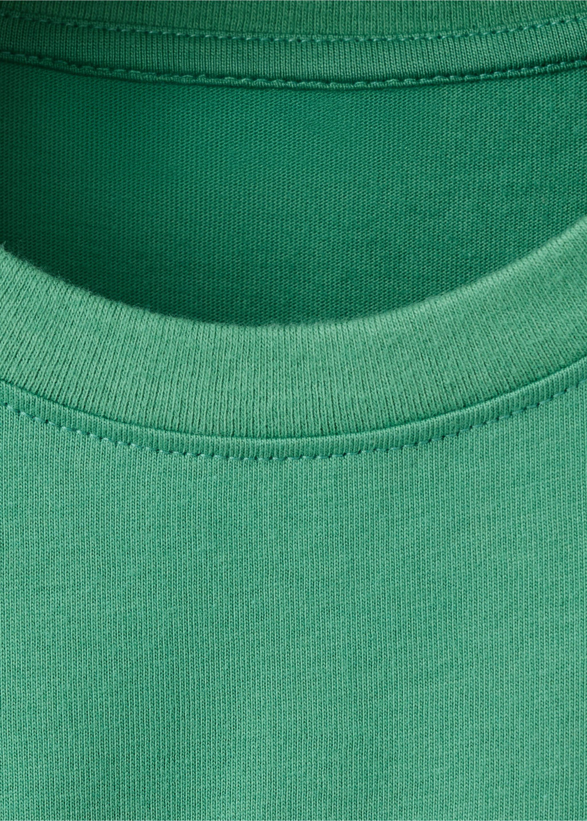 Samarreta cotó estampada - Detall de l'article 0, Verd. Ref: 27087925-00.