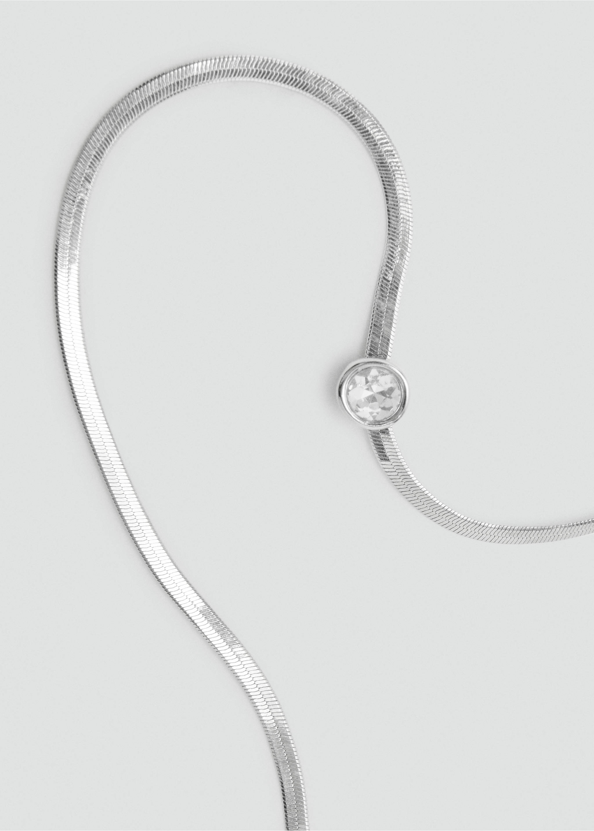 Beaded chain belt - Medium plane, Silver. Ref: 27087928-00.