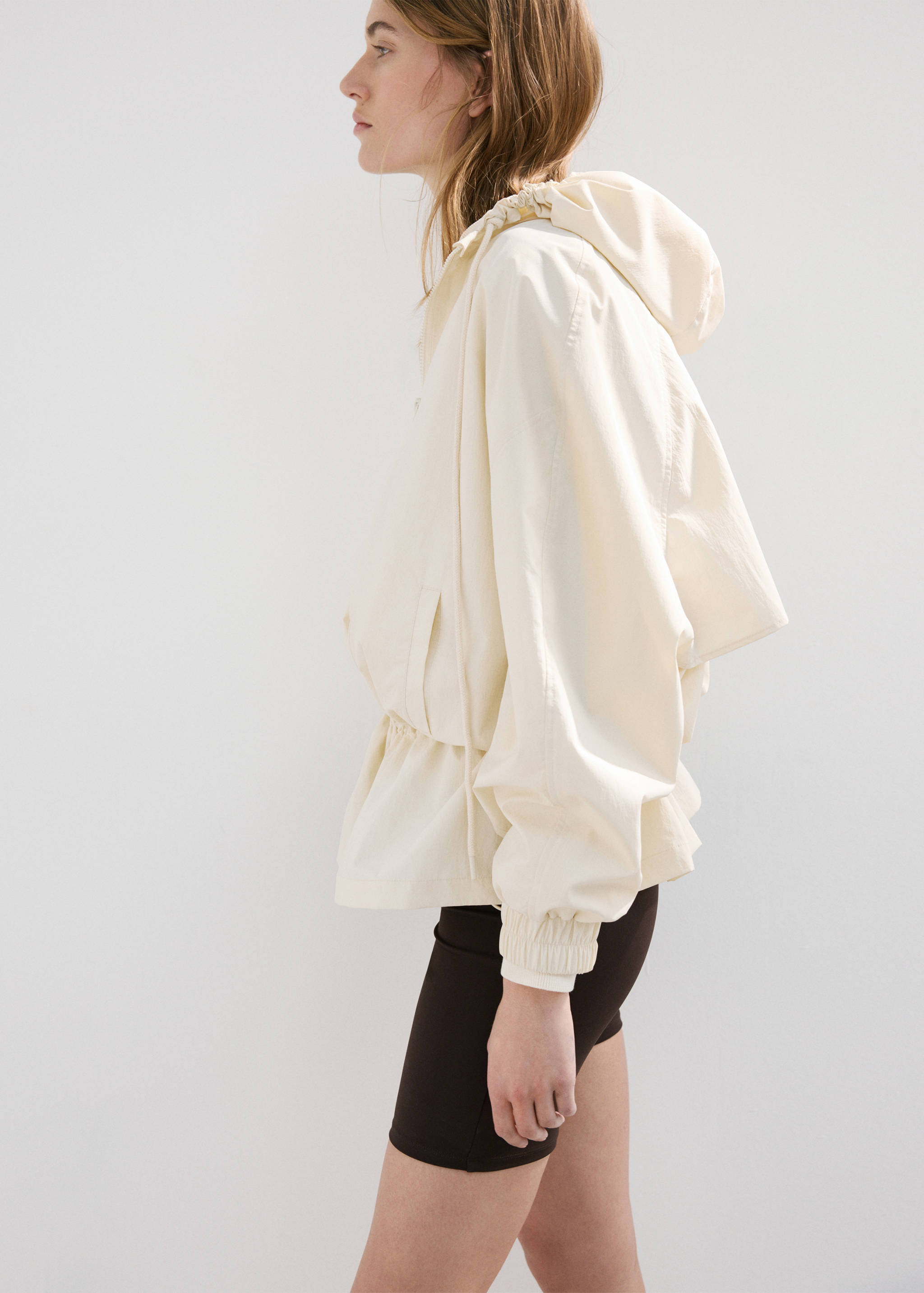 Oversized hooded parka - Details of the article 1