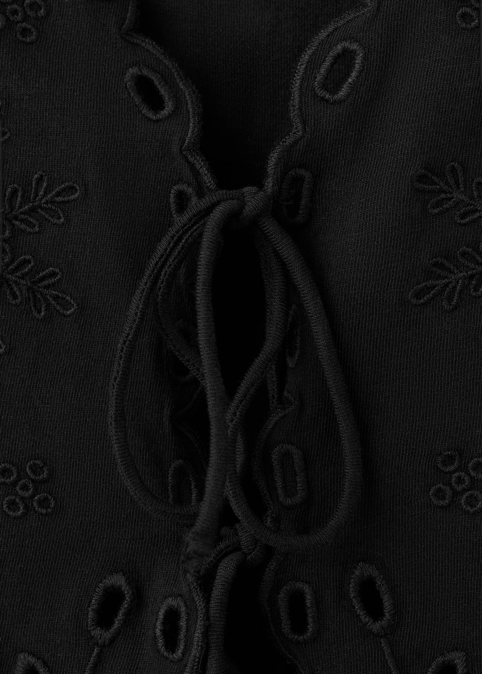 Embroidered detail waistcoat top - Details of the article 0