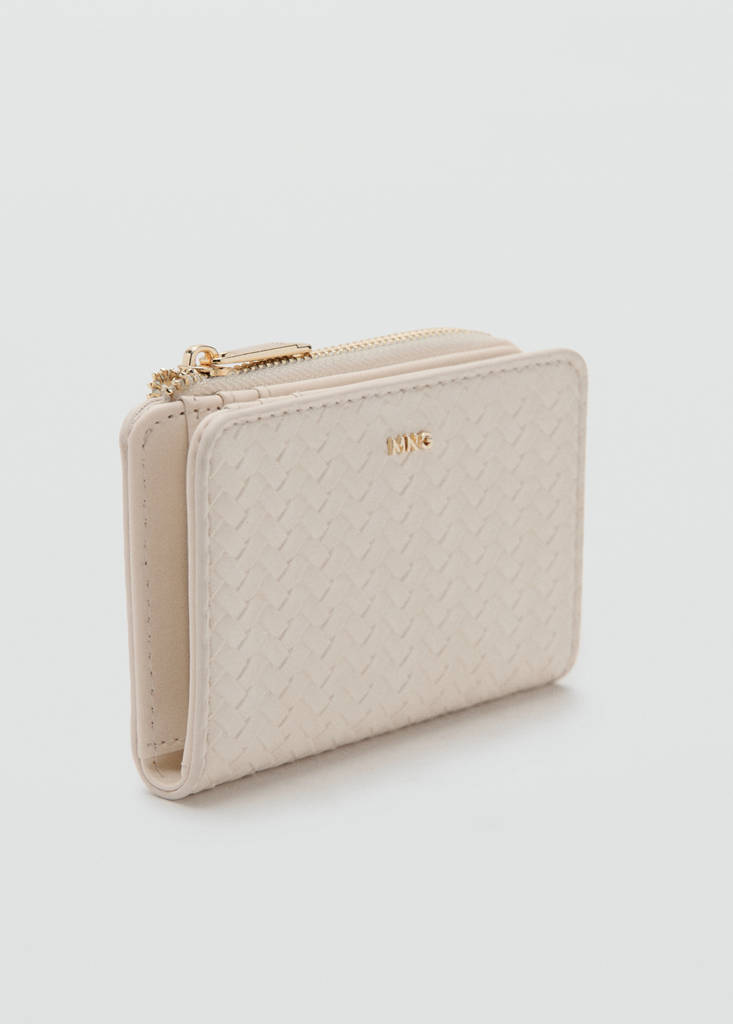 Small braided wallet — Off White