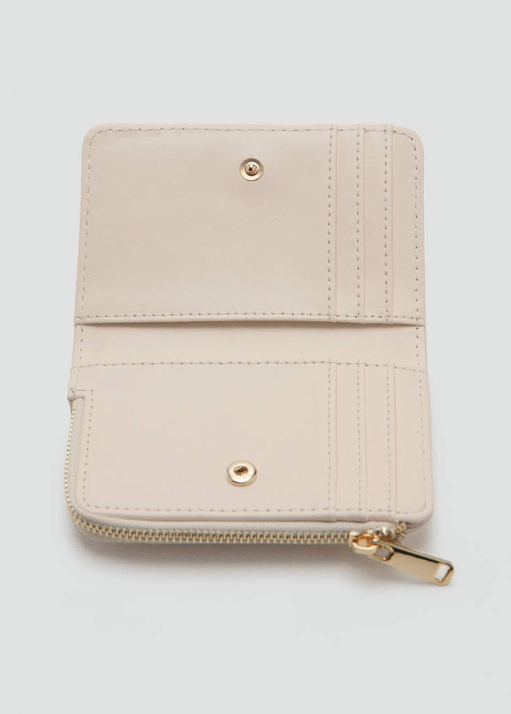 Small braided wallet — Off White
