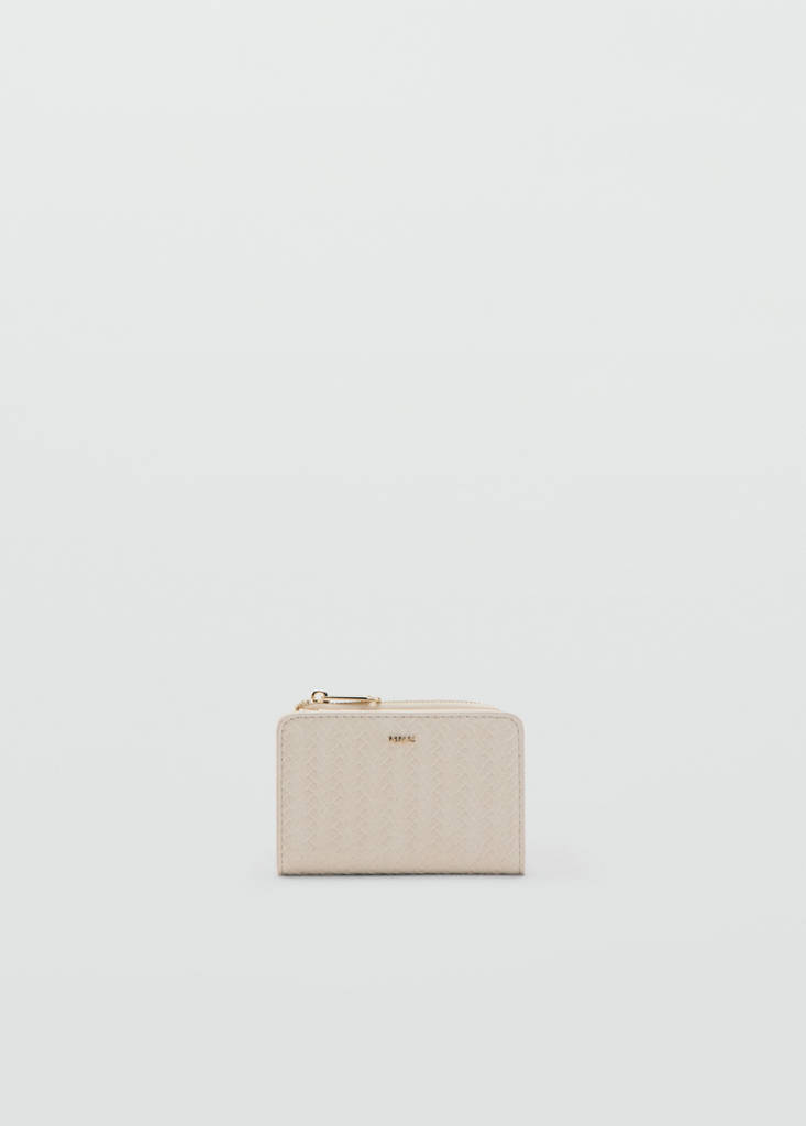 Small braided wallet — Off White