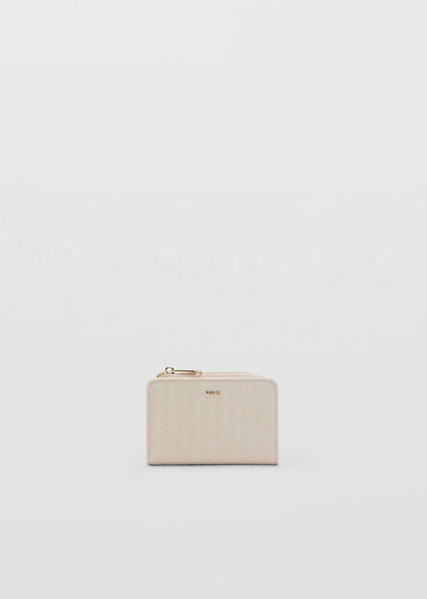 Small braided wallet — Off White