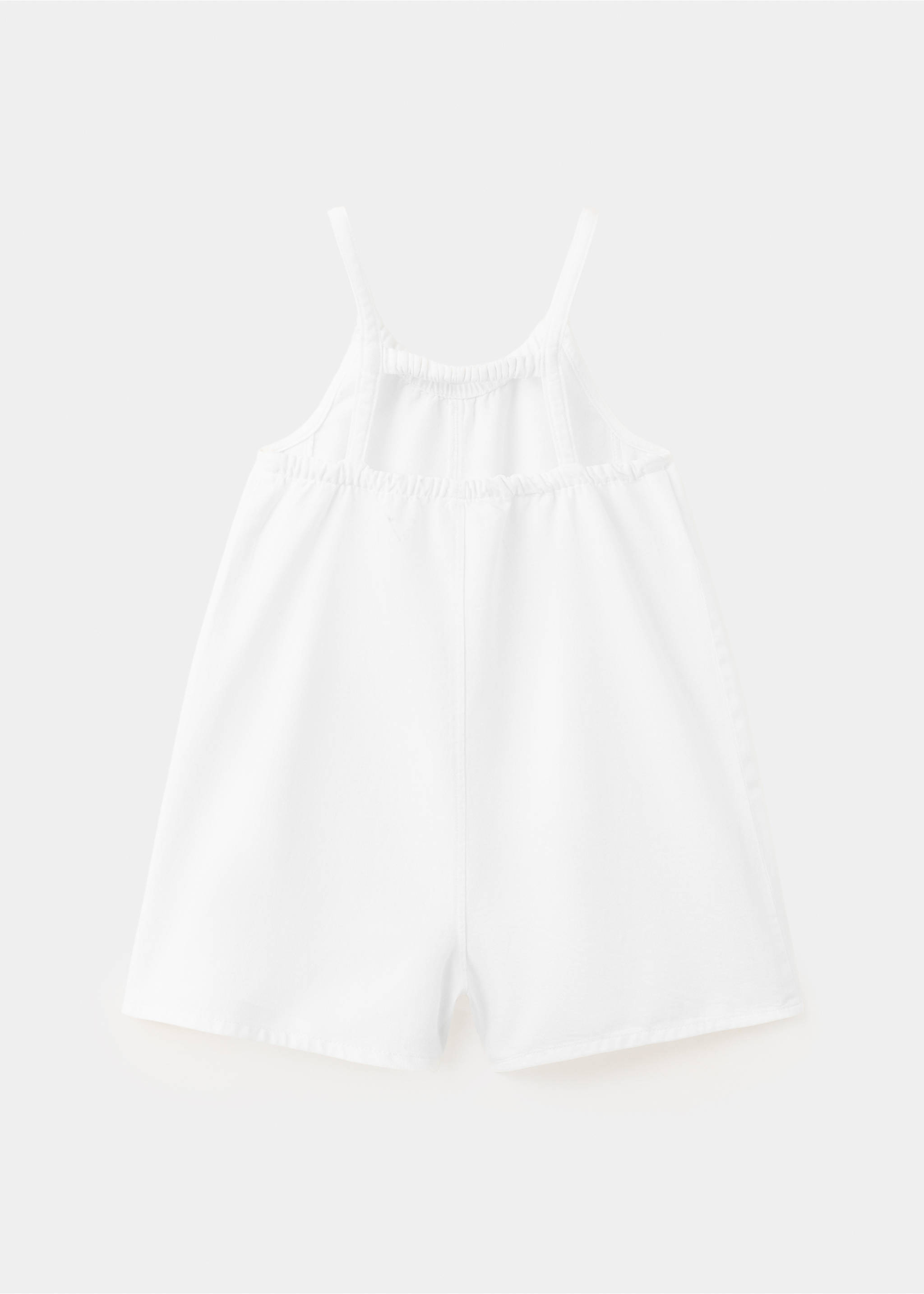 Strappy romper - Reverse of the article, White. Ref: 27087933-00.