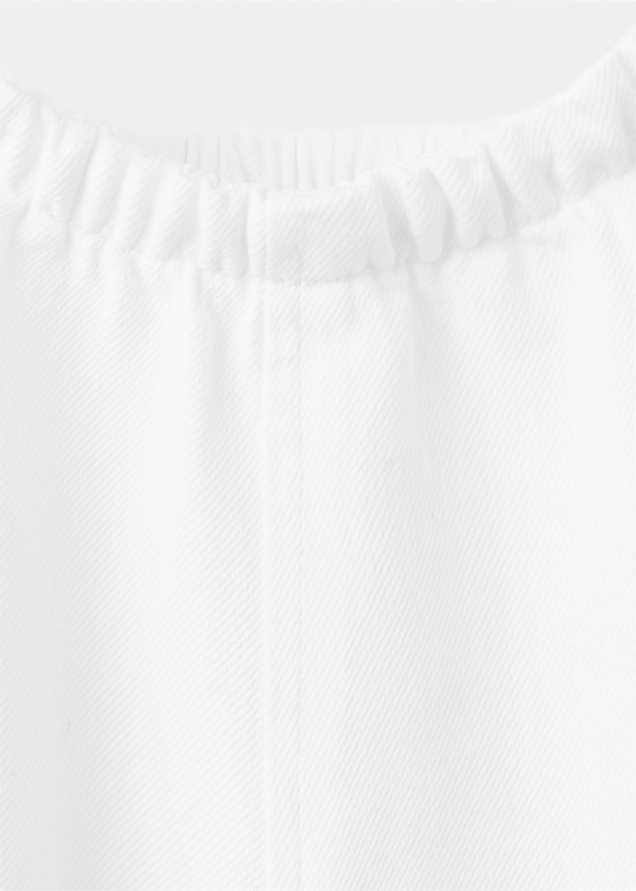 Strappy romper - Details of the article 8, White. Ref: 27087933-00.