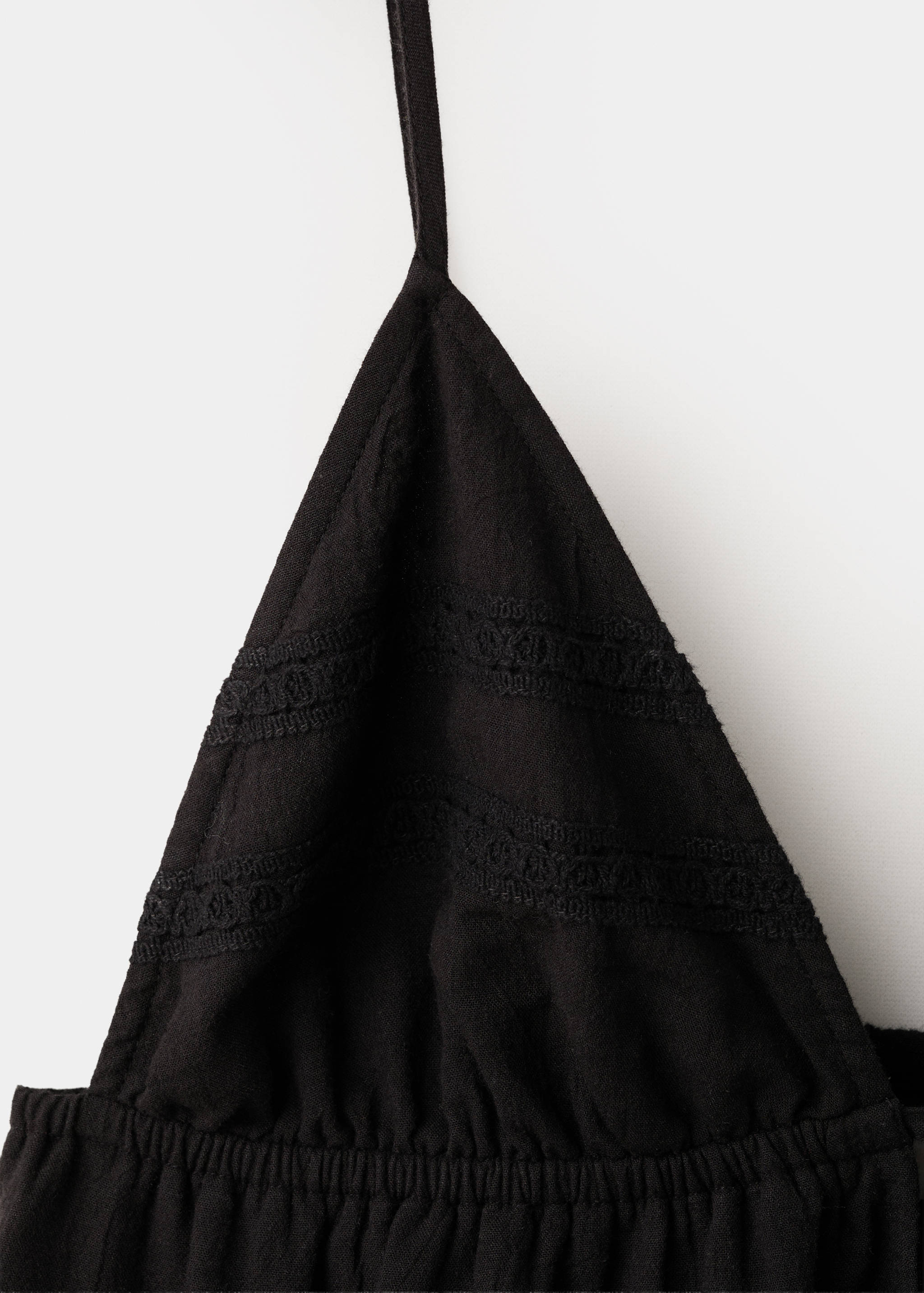 Long dress with embroidered details - Details of the article 8