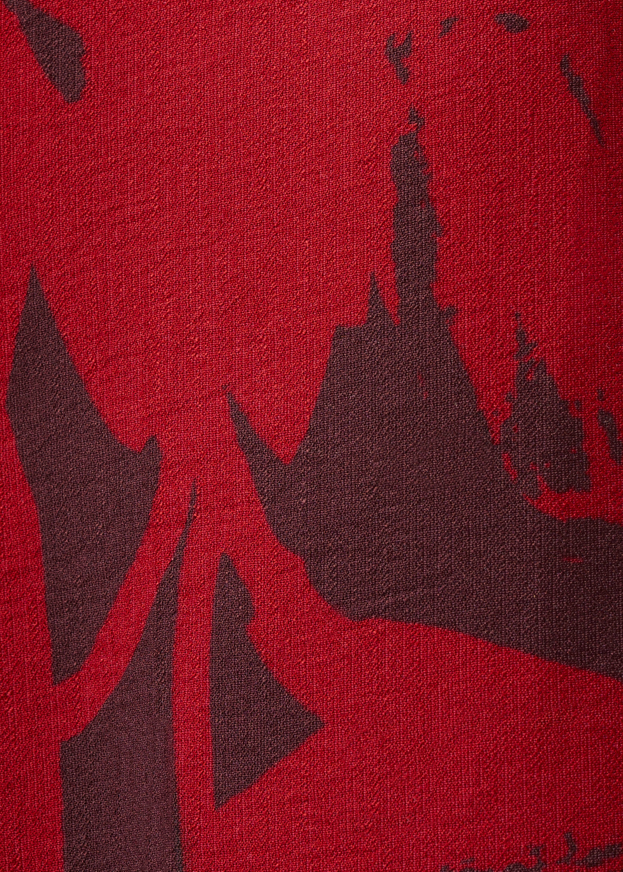 Printed asymmetrical jumpsuit - Details of the article 0