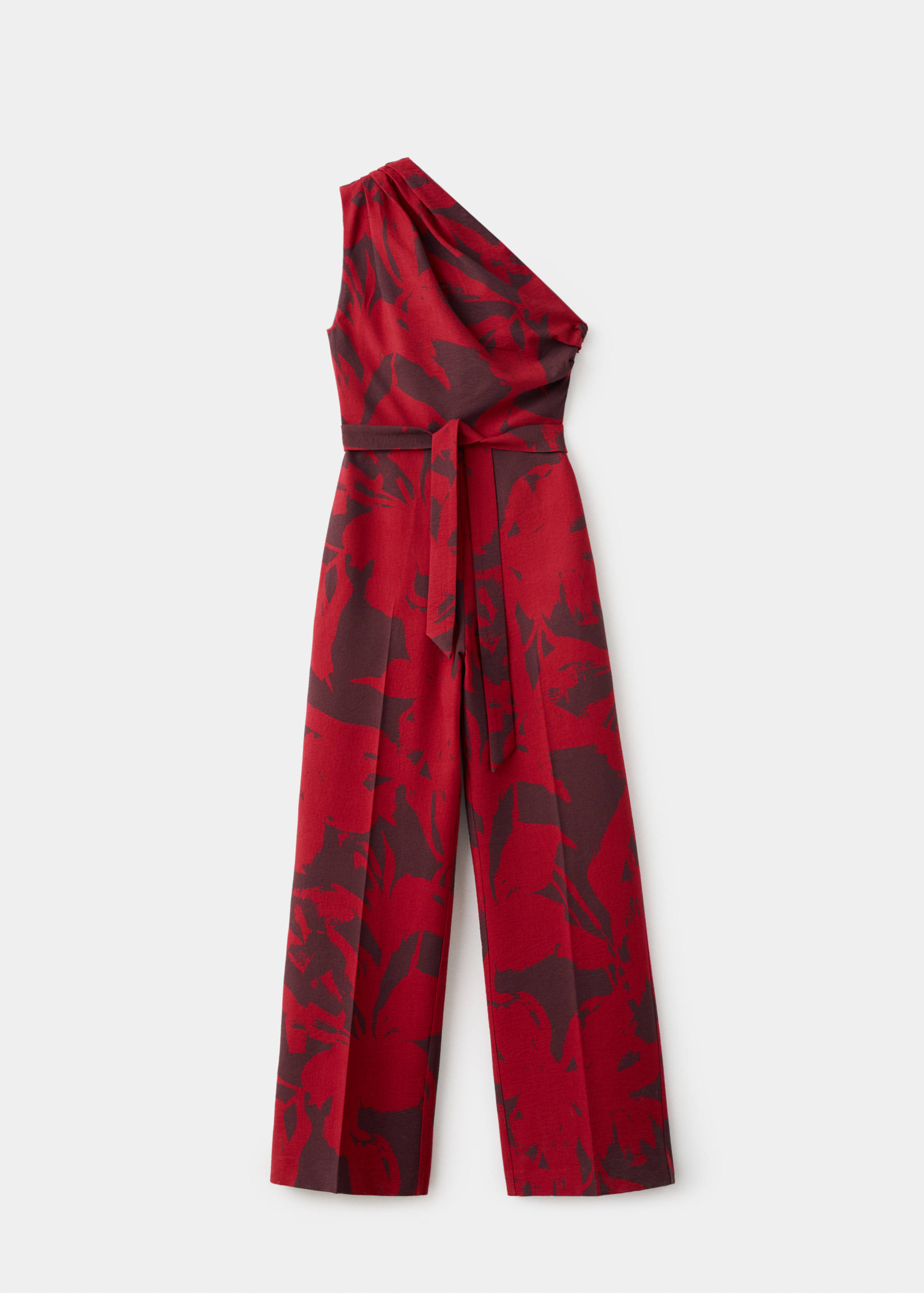 Printed asymmetrical jumpsuit - Article without model