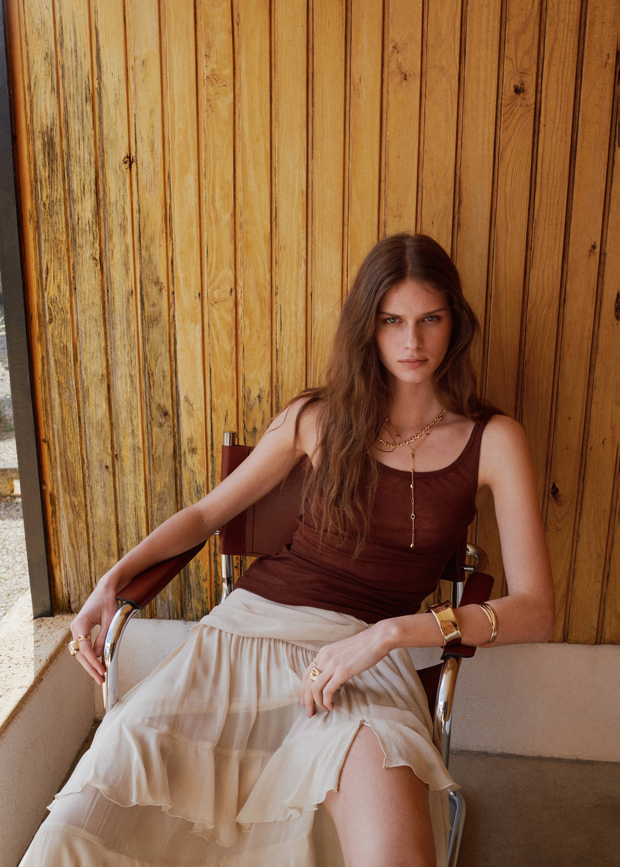 Ruffle tie skirt - Details of the article 1