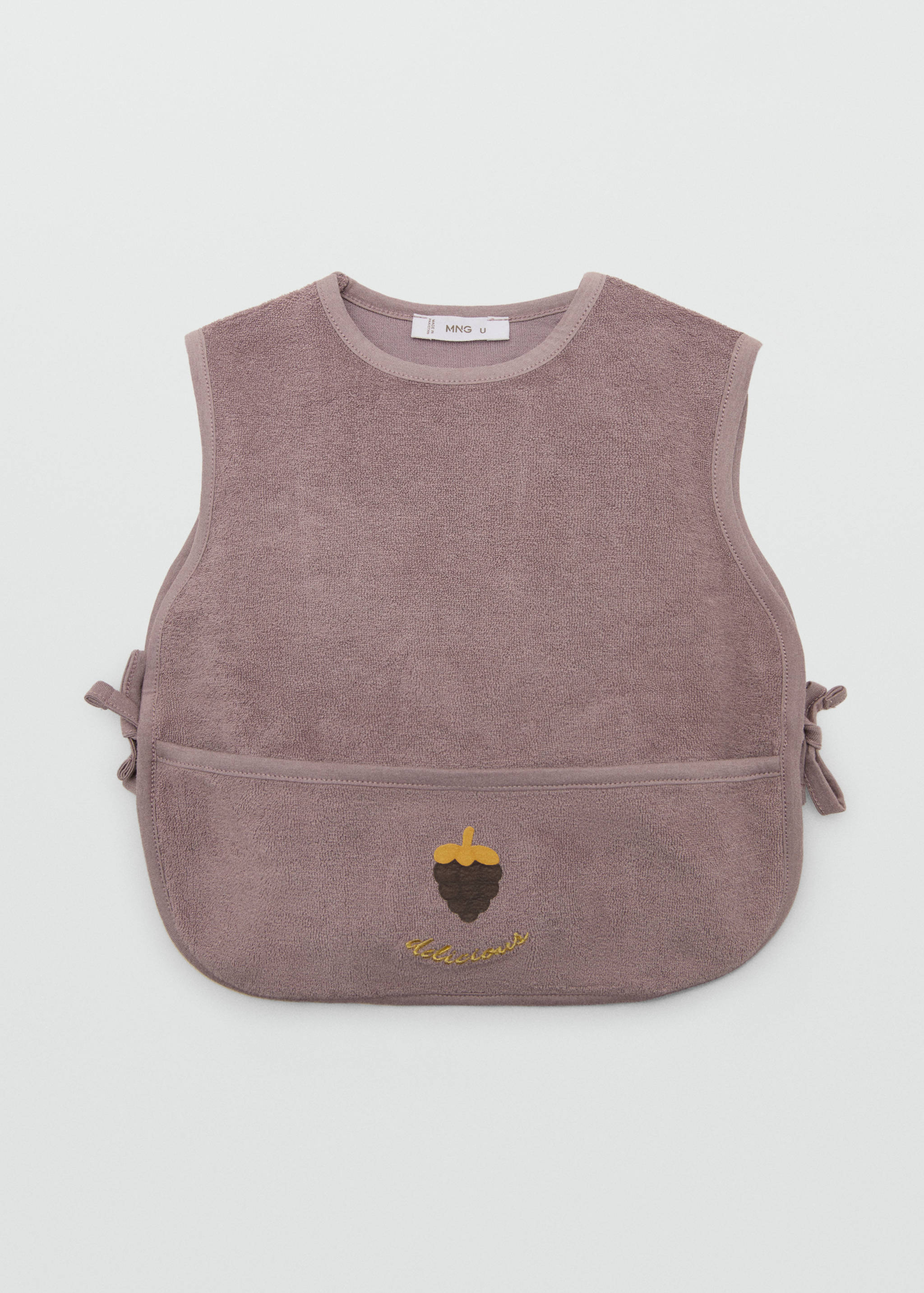 Bavoir coton poche - Article sans modèle