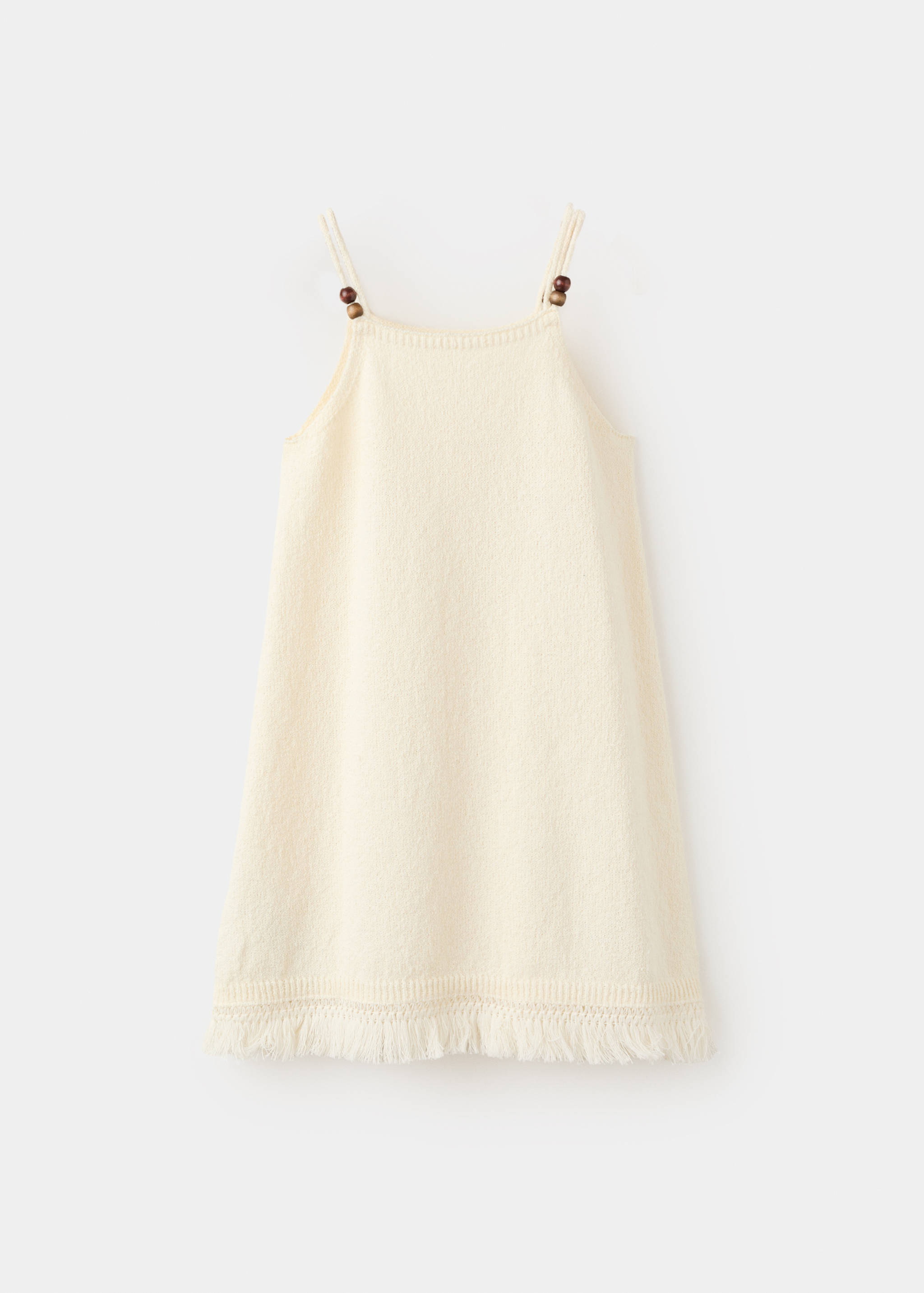 Knitted dress with fringe detail - Article without model