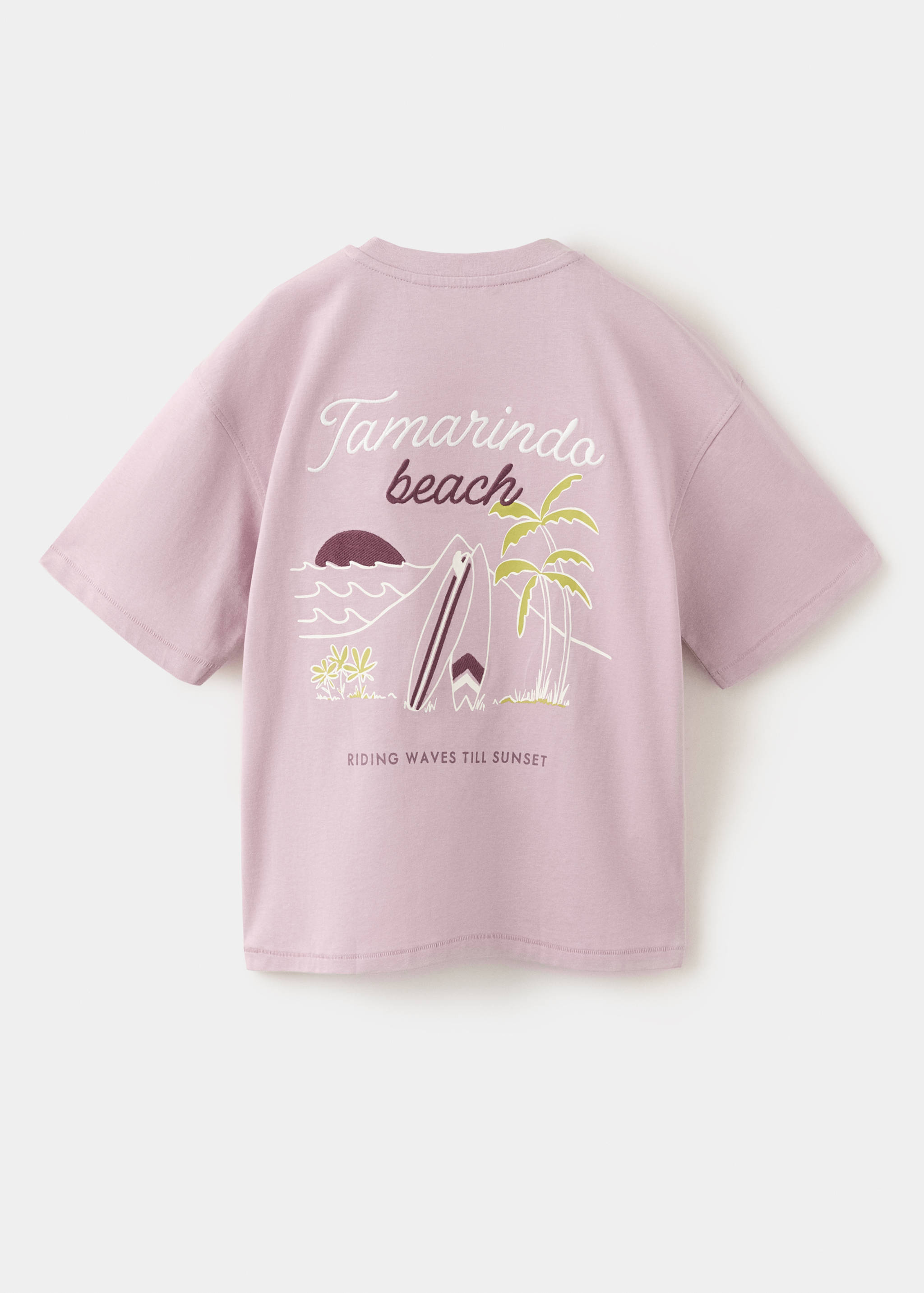 Camiseta algodón estampada - Reverso del artículo