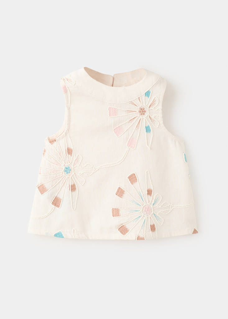 Blusa detalles bordados