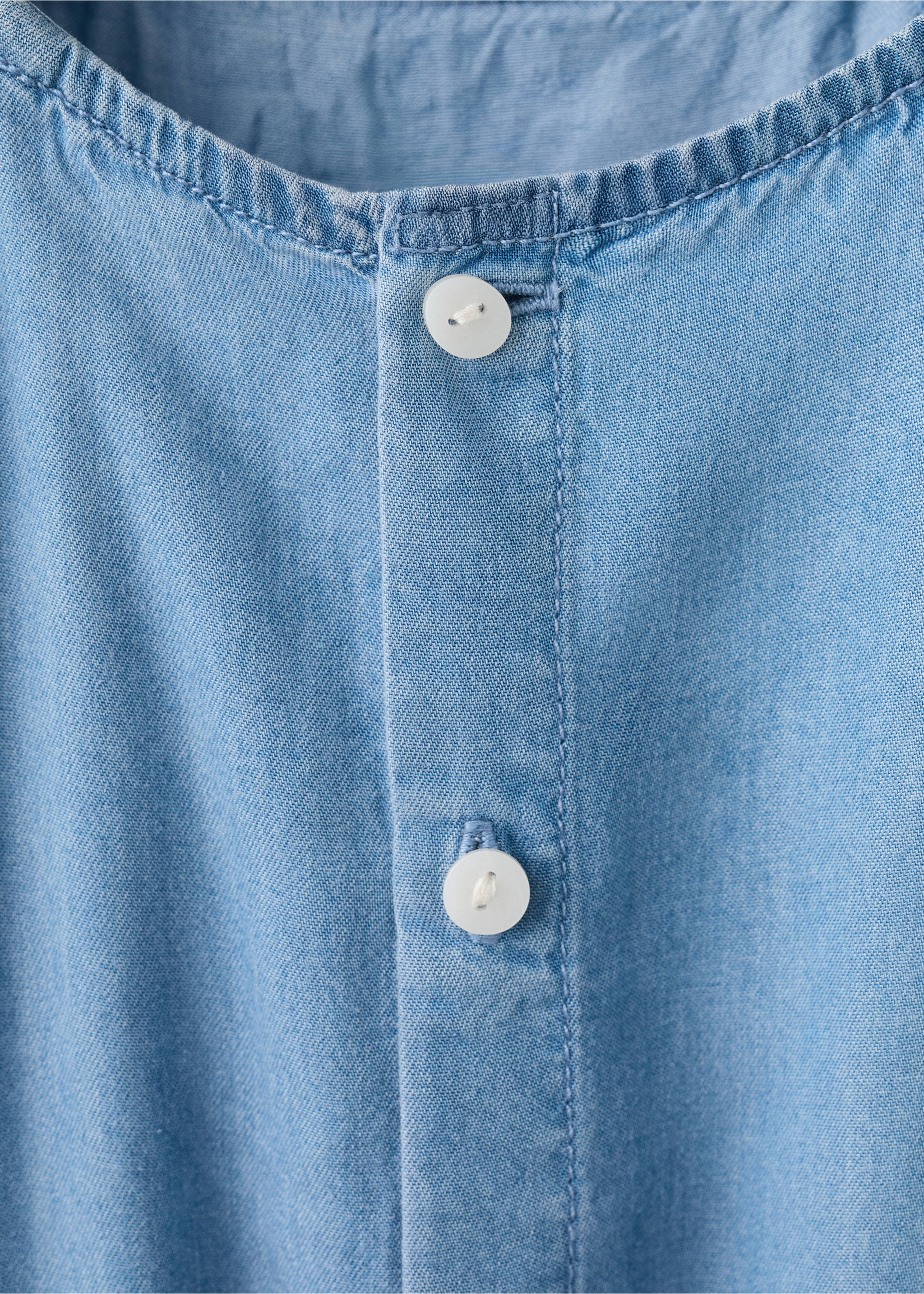 Дълъг гащеризон от деним - Данни за артикула 8, Светлосиньо. Ref: 27088273-00.