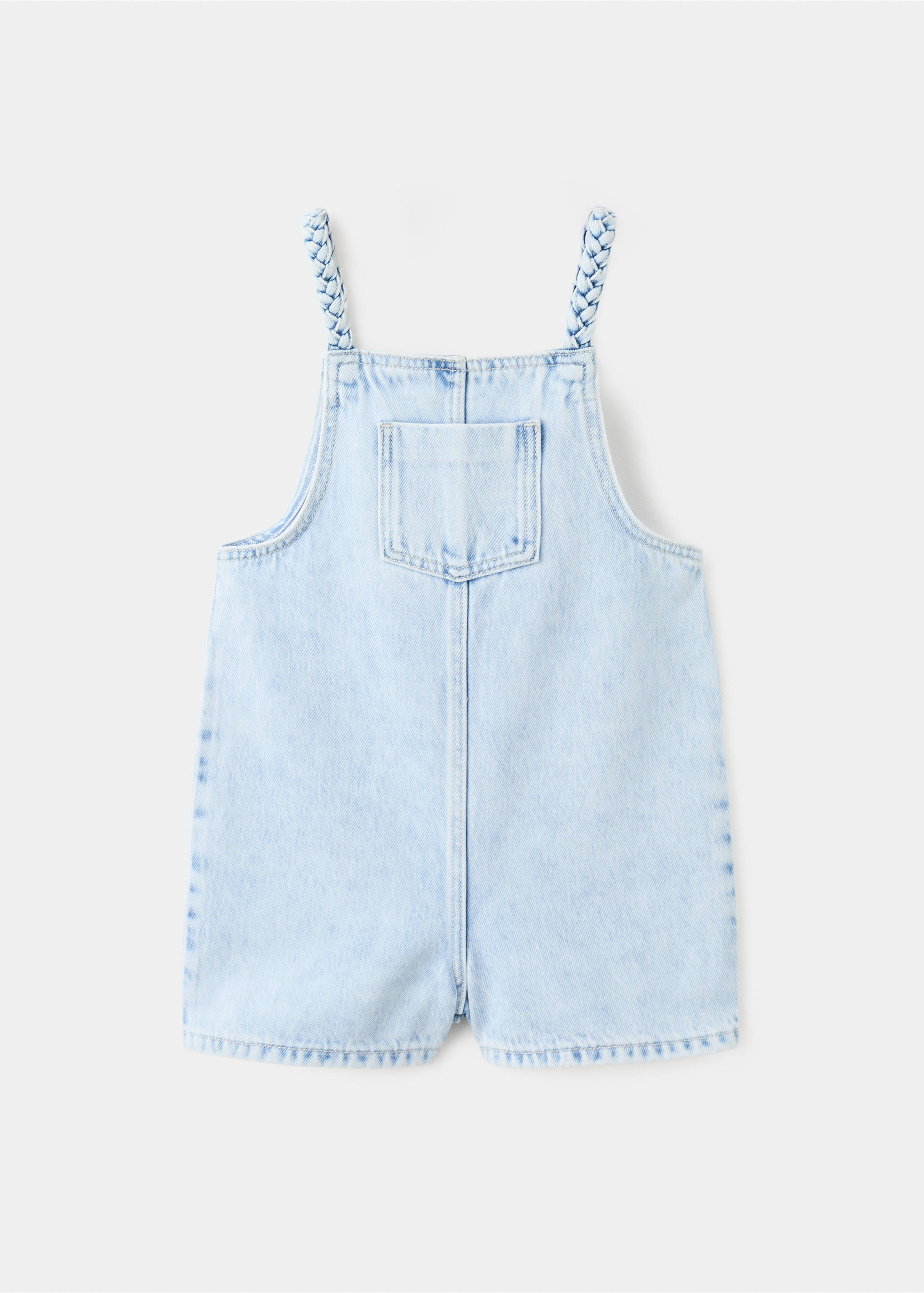 Дълъг гащеризон от деним - Артикул без модел, Светлосиньо. Ref: 27088273-00.