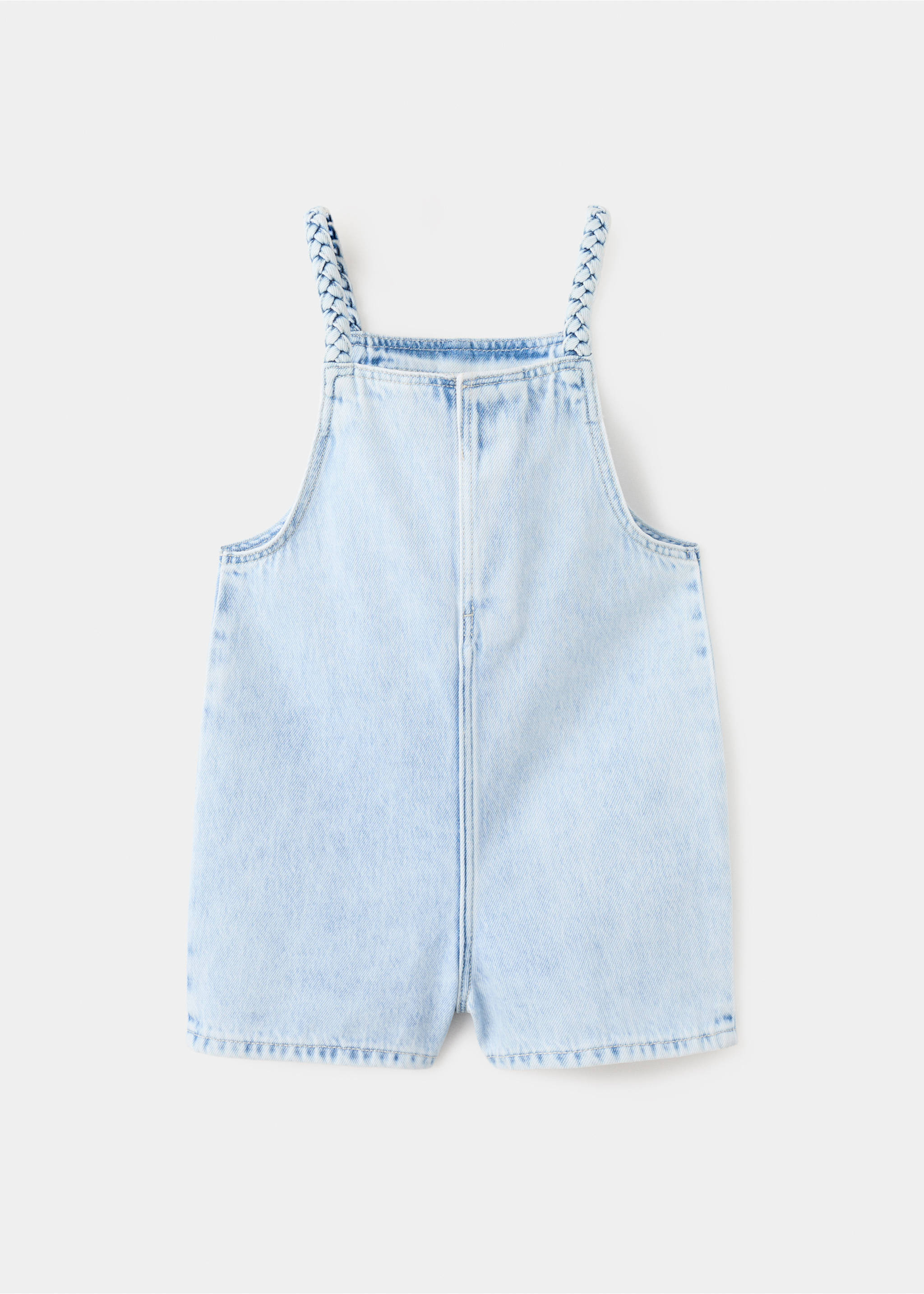 Denim jumpsuit short - Reverse of the article, Light Blue. Ref: 27088273-00.