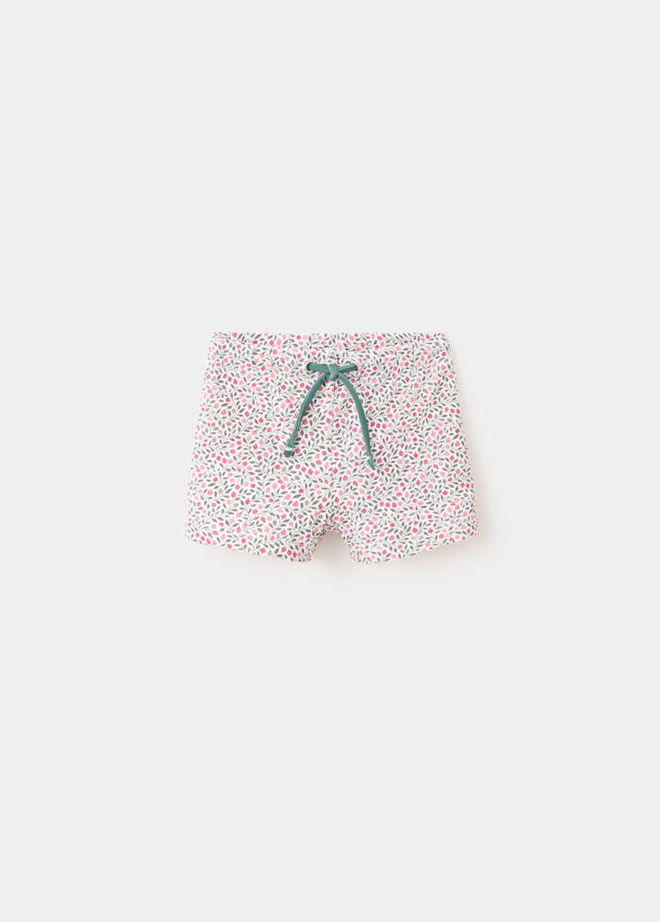 Floral print swimsuit — Off White