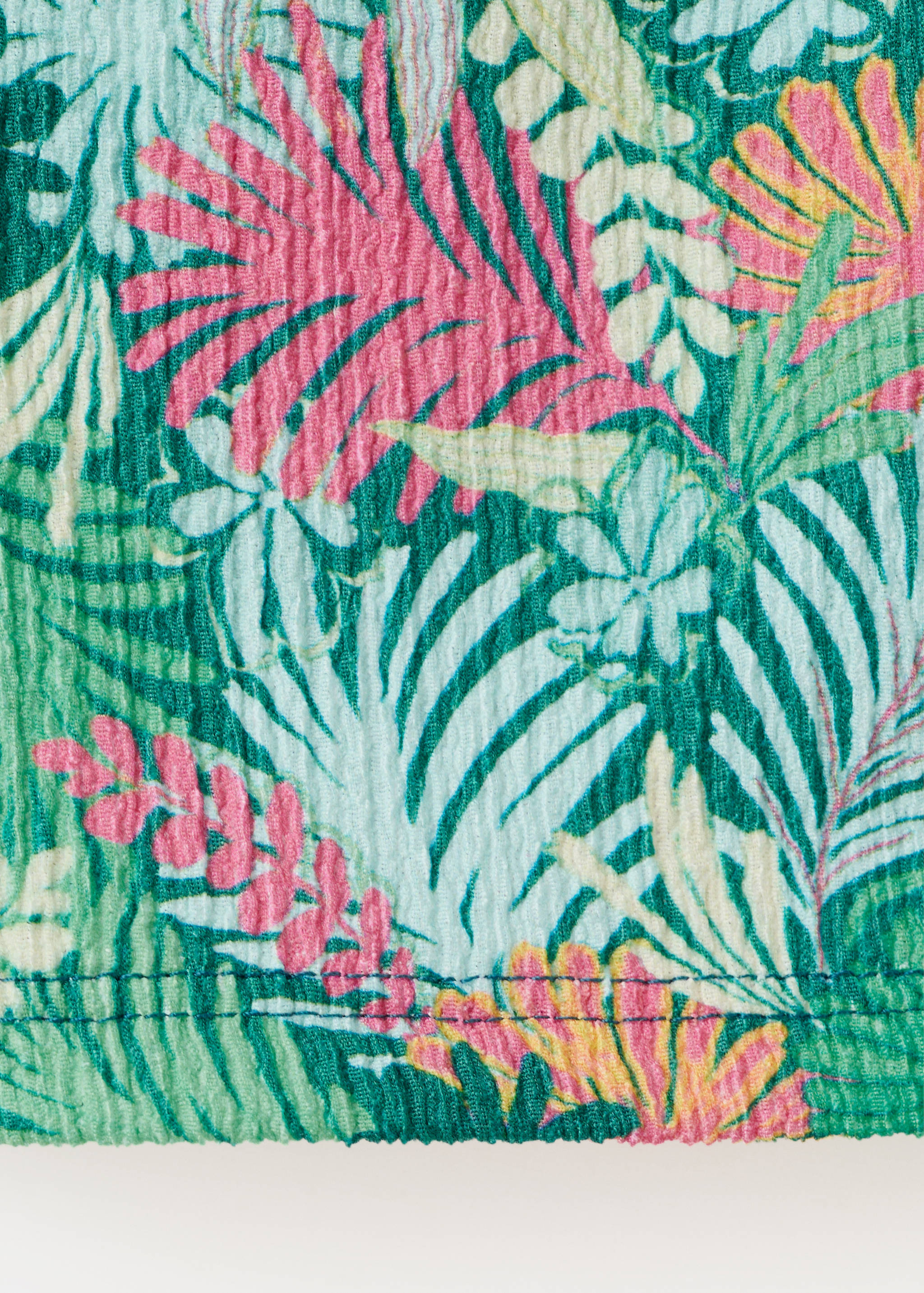 Tropical-print shorts - Details of the article 0