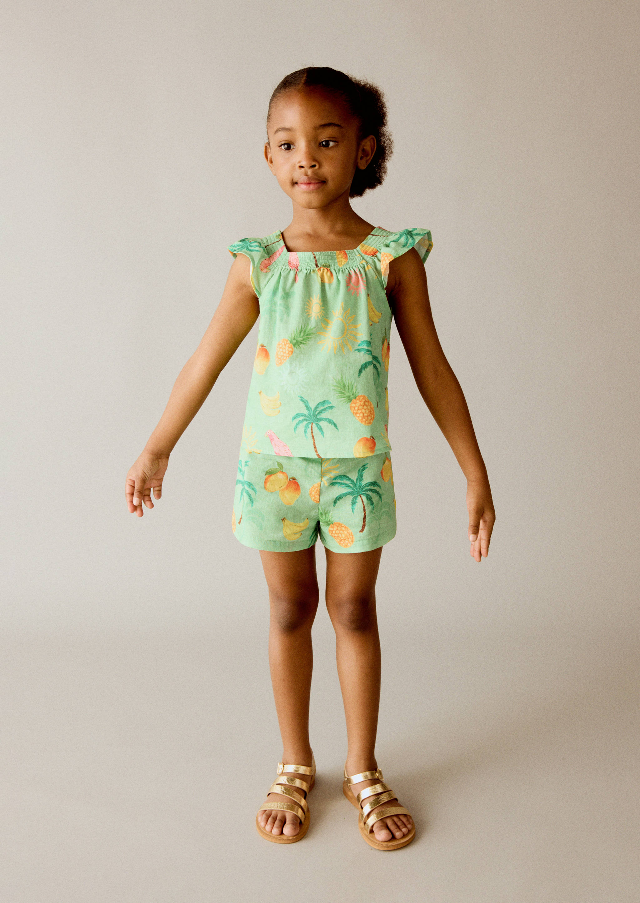 Short imprimé tropical - Plan général