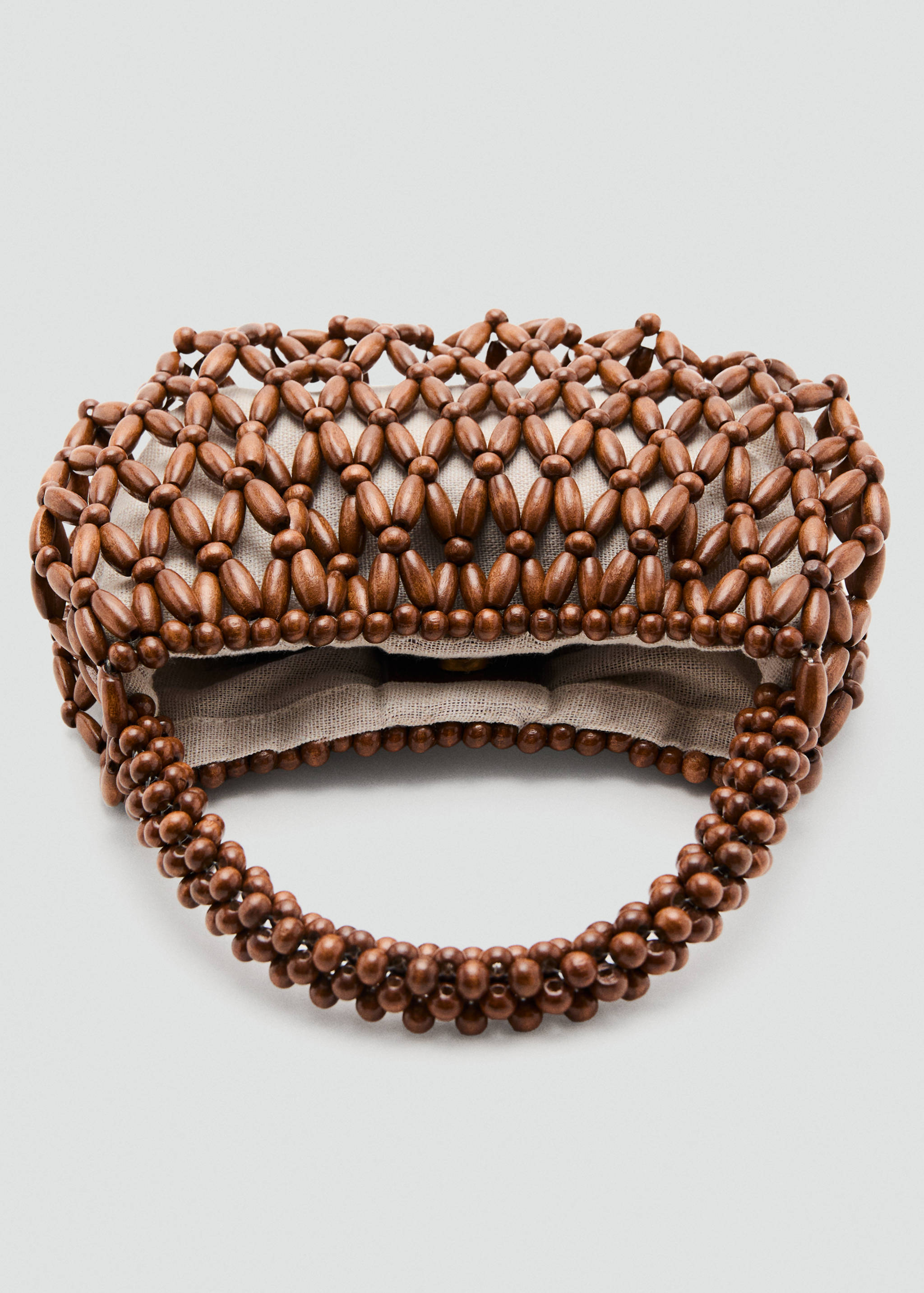 Sac à main avec perles en bois - Détail de l'article 1