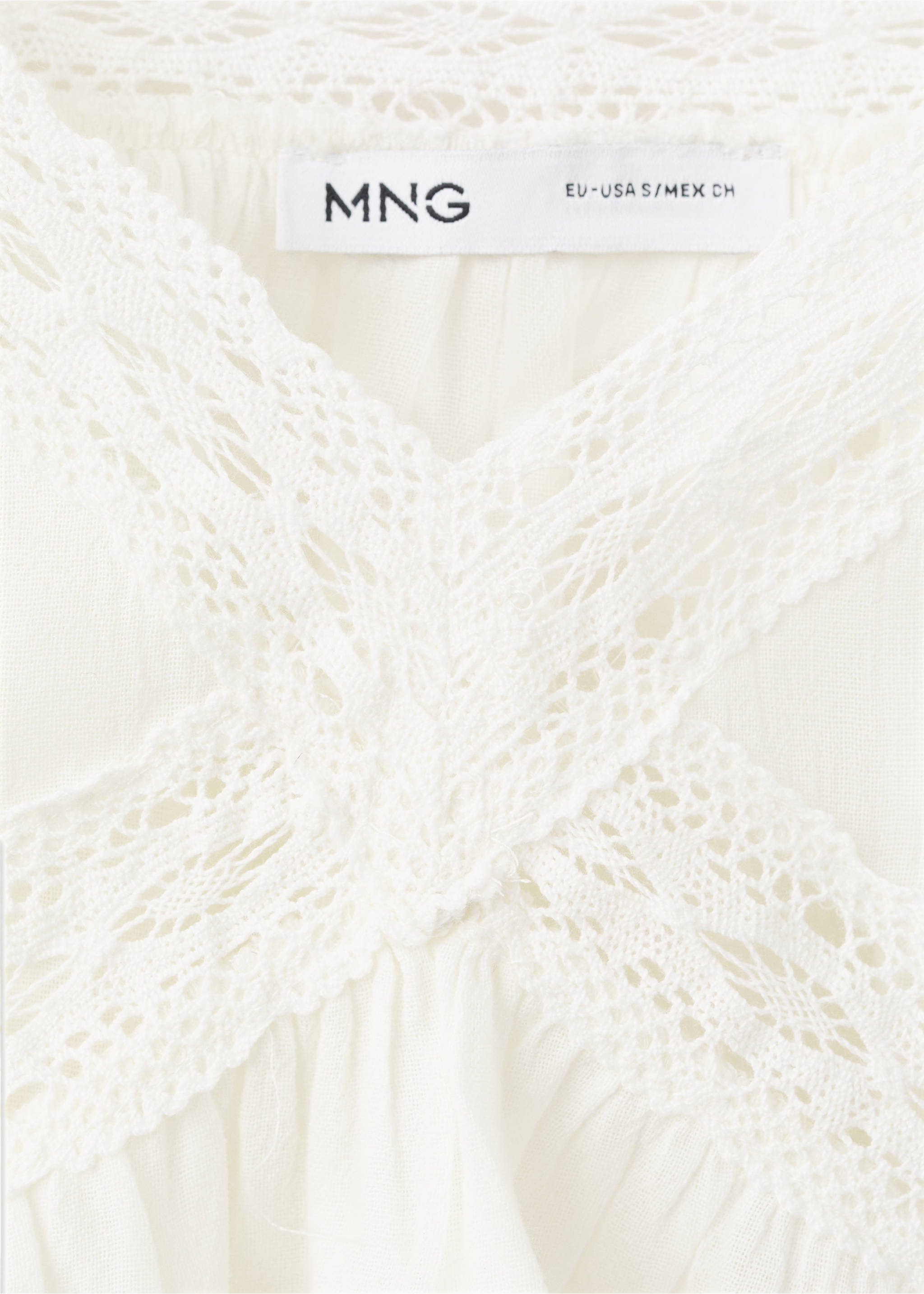 Fringe detail top - Details of the article 8, Off White. Ref: 27088648-00.