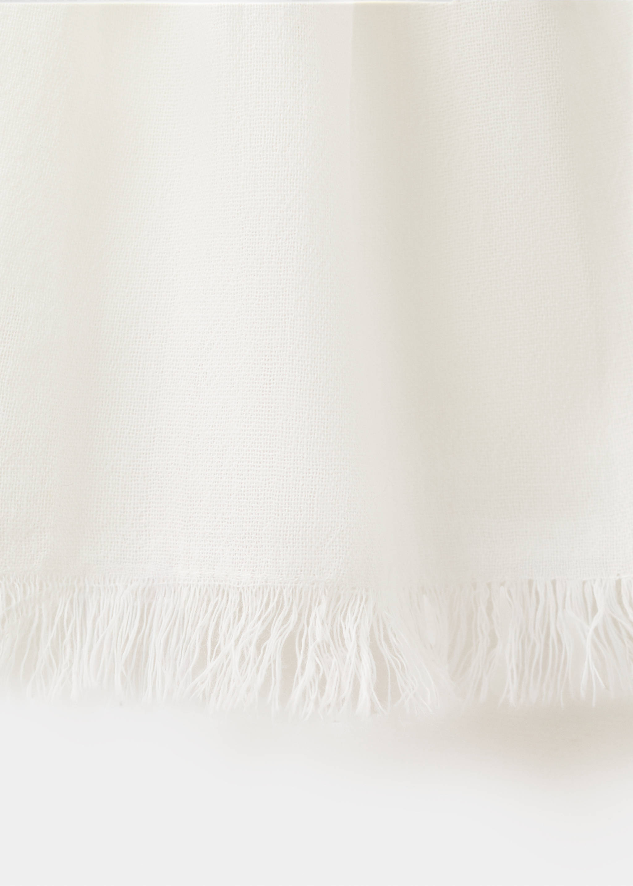 Fringe detail top - Details of the article 0, Off White. Ref: 27088648-00.
