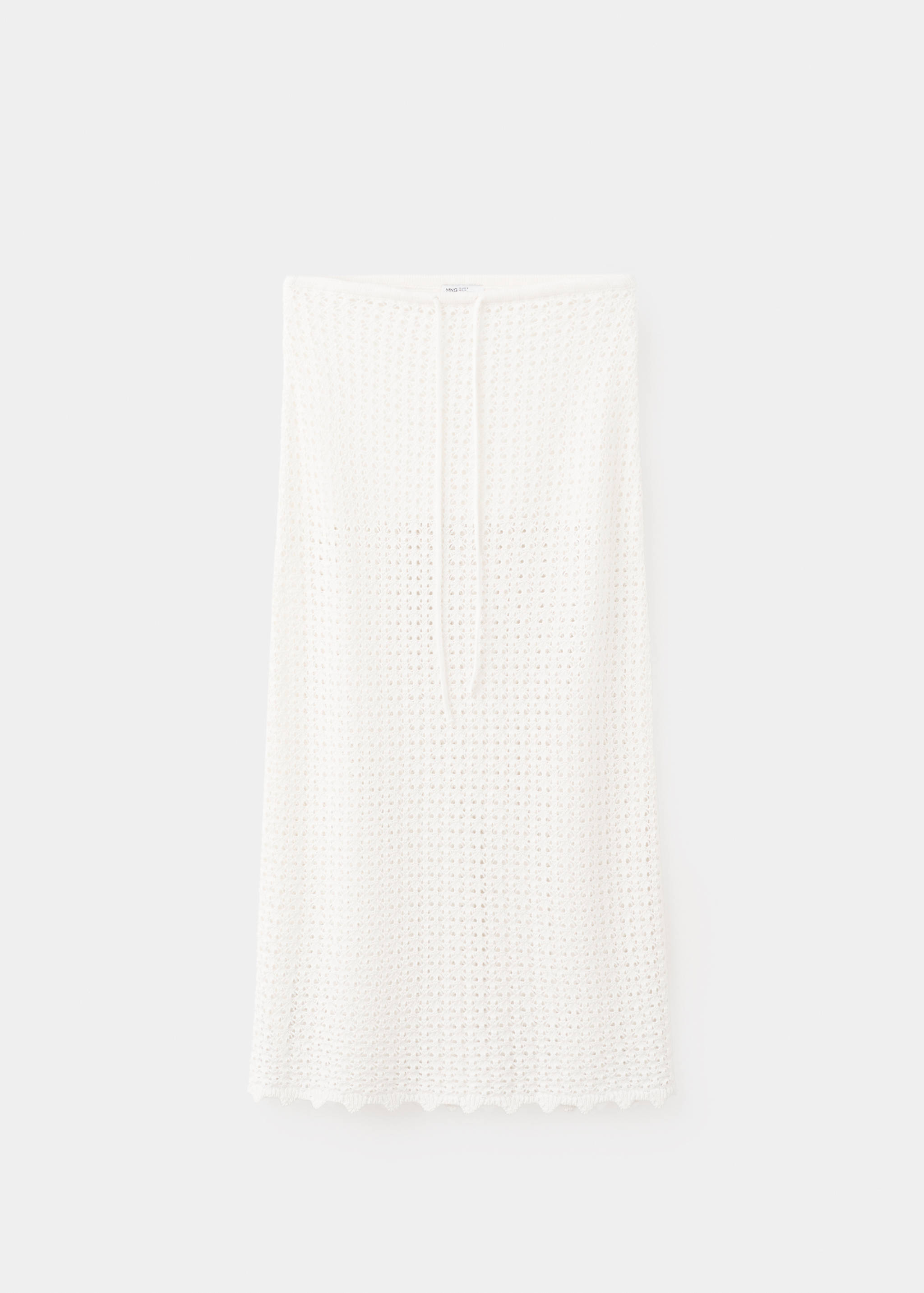 Long knitted skirt - Article without model