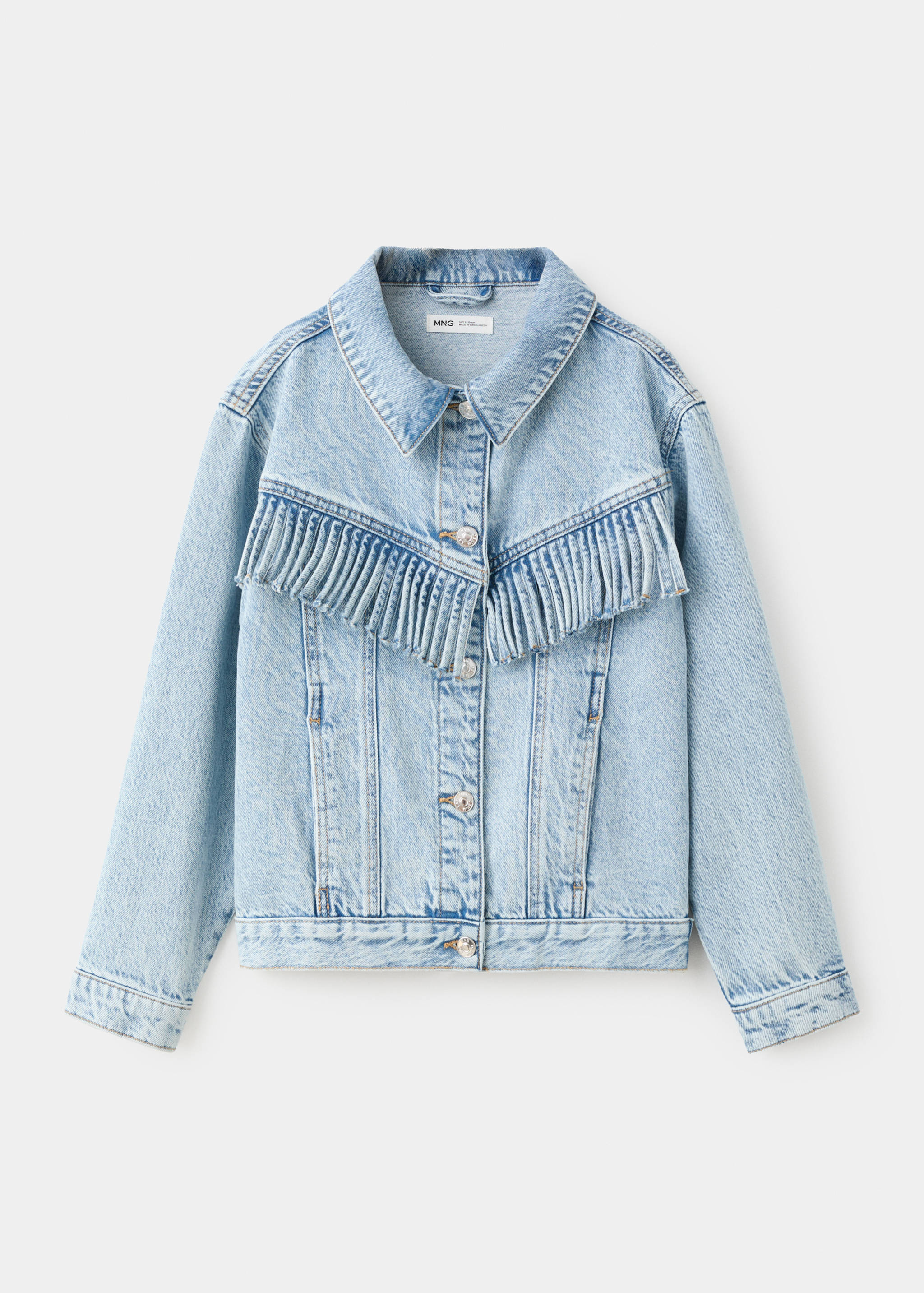 Cazadora vaquera flecos - Artículo sin modelo